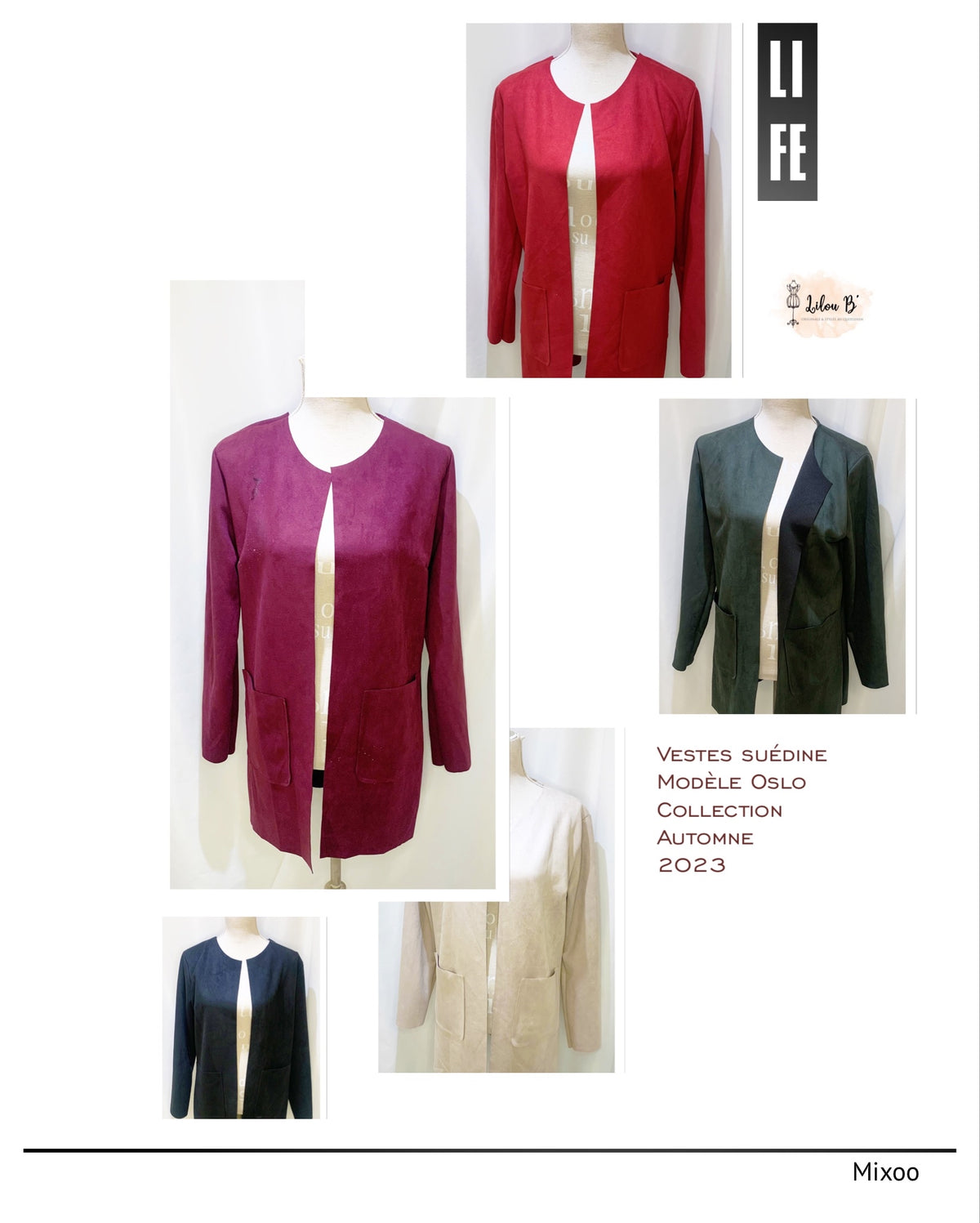 Veste Suédine modèle Oslo