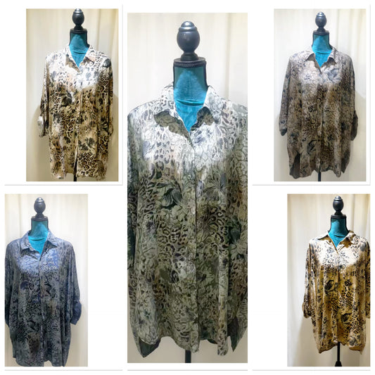 Chemise animal 🦒 modèle Savane