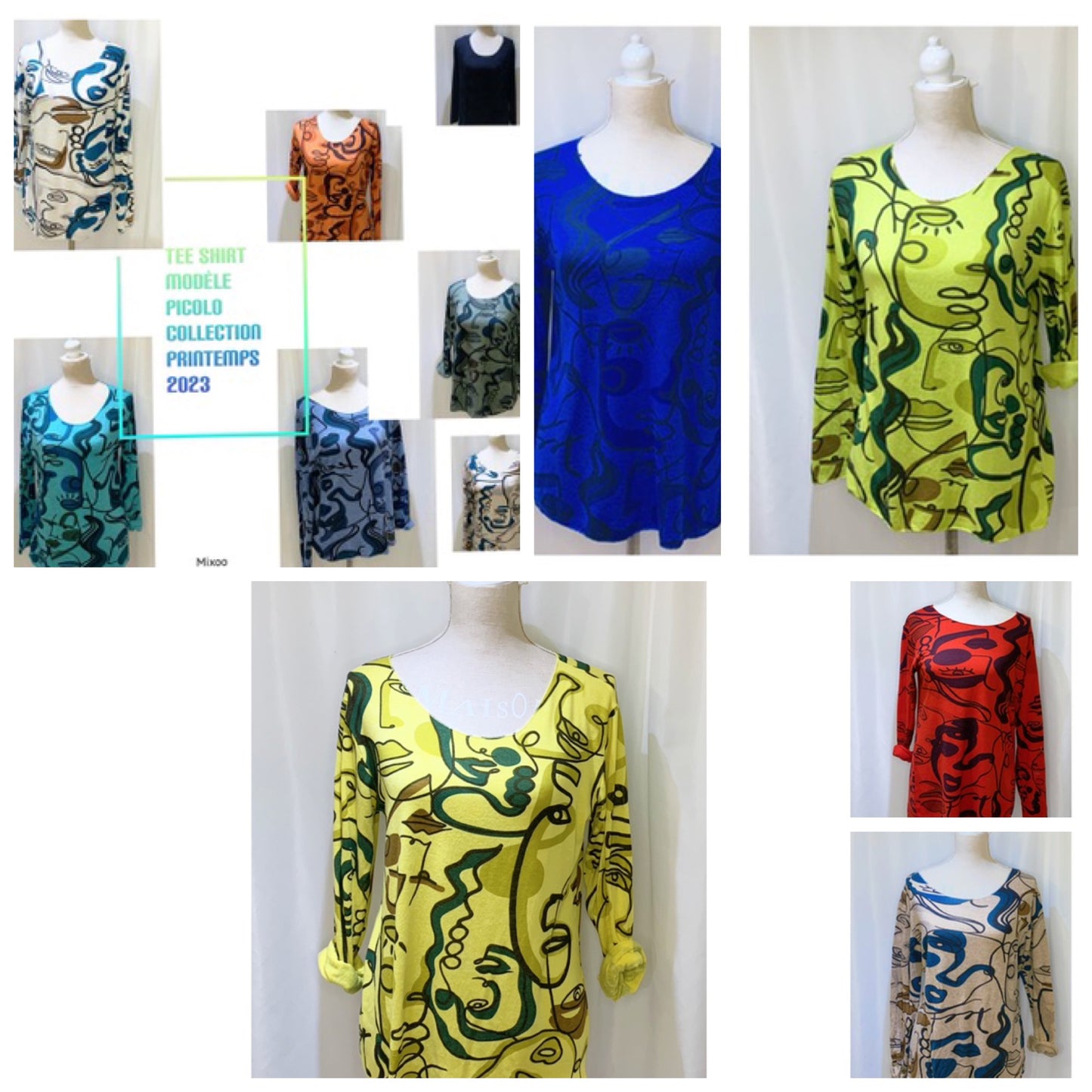 Pull  modèle Picasso  imprimés Moderne