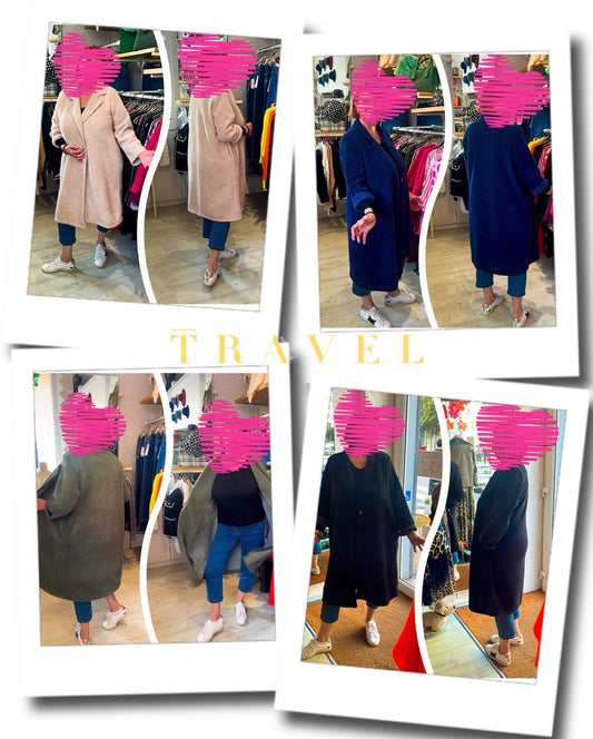 Manteau modèle Henriette  oversize