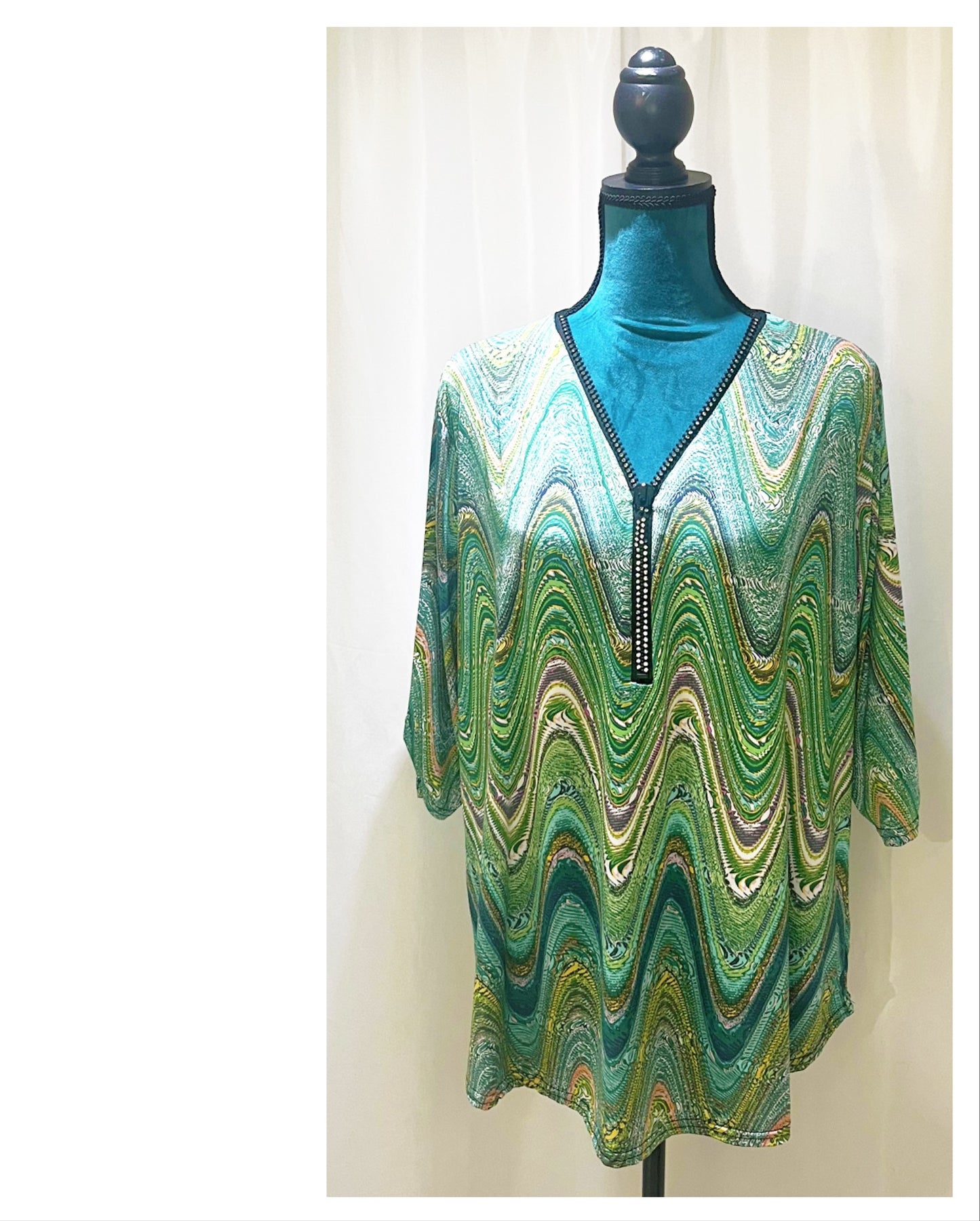 Tunique chic coloré vitaminé modèle Claudy