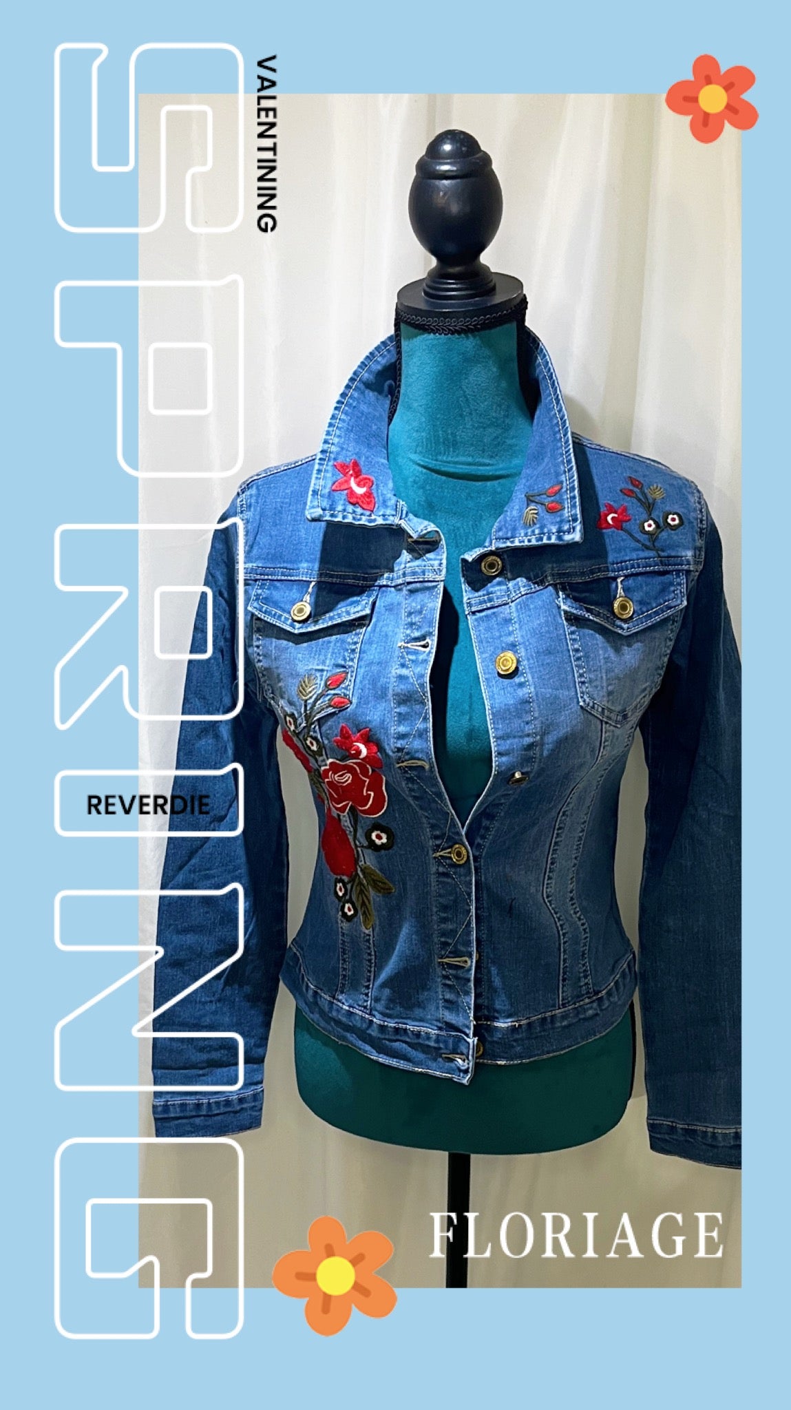 Veste Jean’s modèle Floral