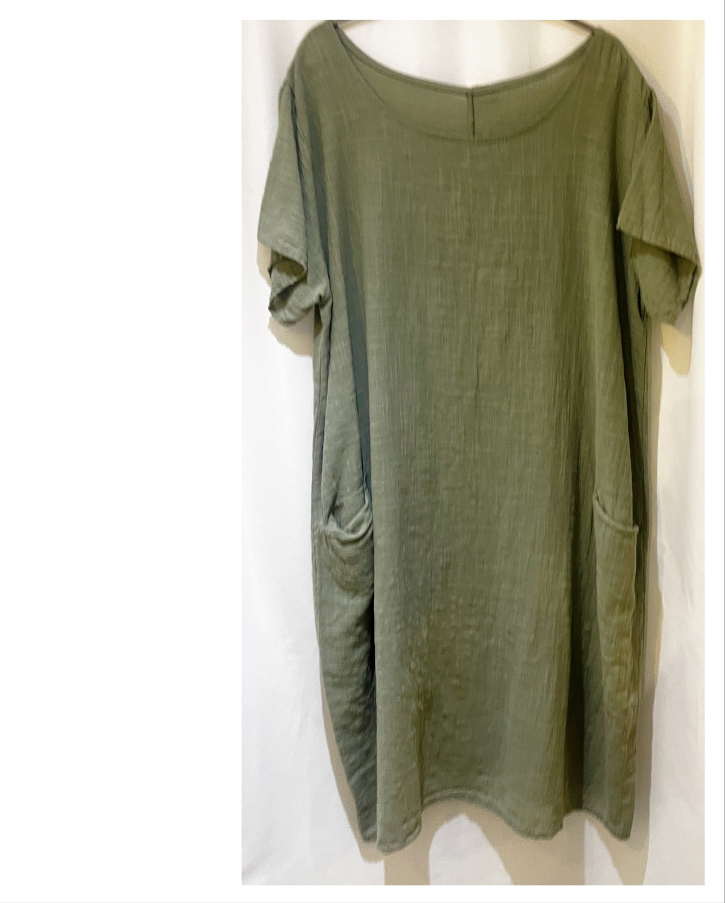 Robe droite uni décontracté modèle Lya