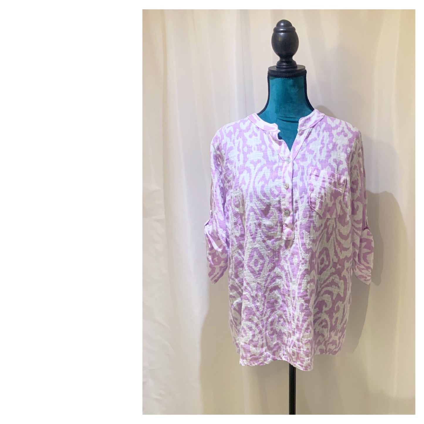 Chemise modèle Lili chic impression Lin