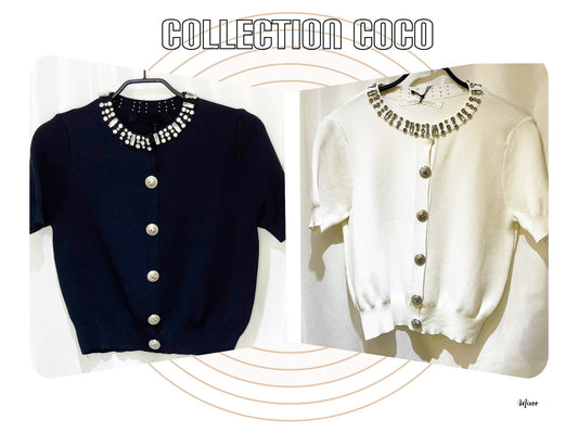 Collection CoCo Gilet gros diamant Chic & Allure