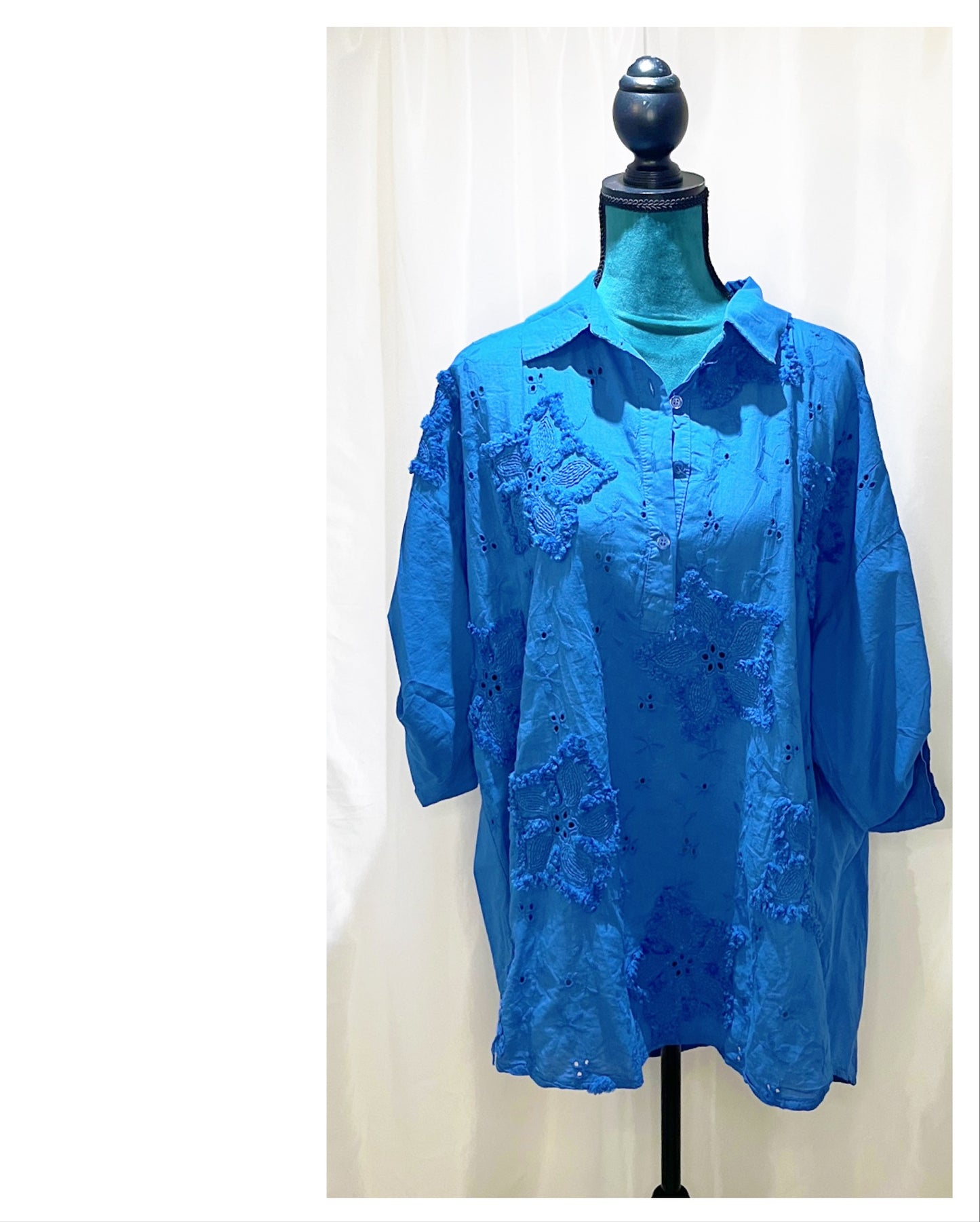 Chemise Uni Étoile 🌟 Modèle Louiza