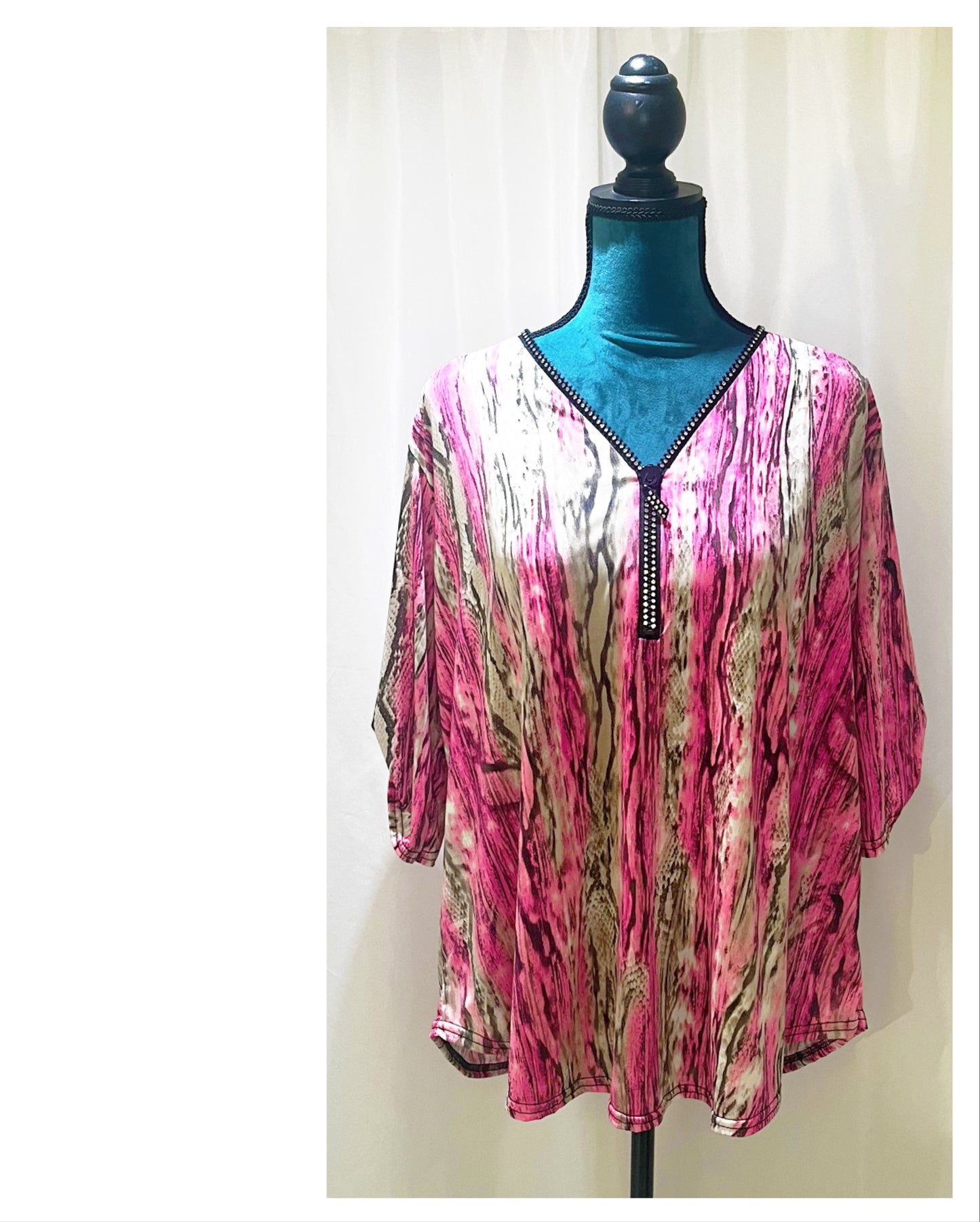 Tunique chic coloré vitaminé modèle Claudy