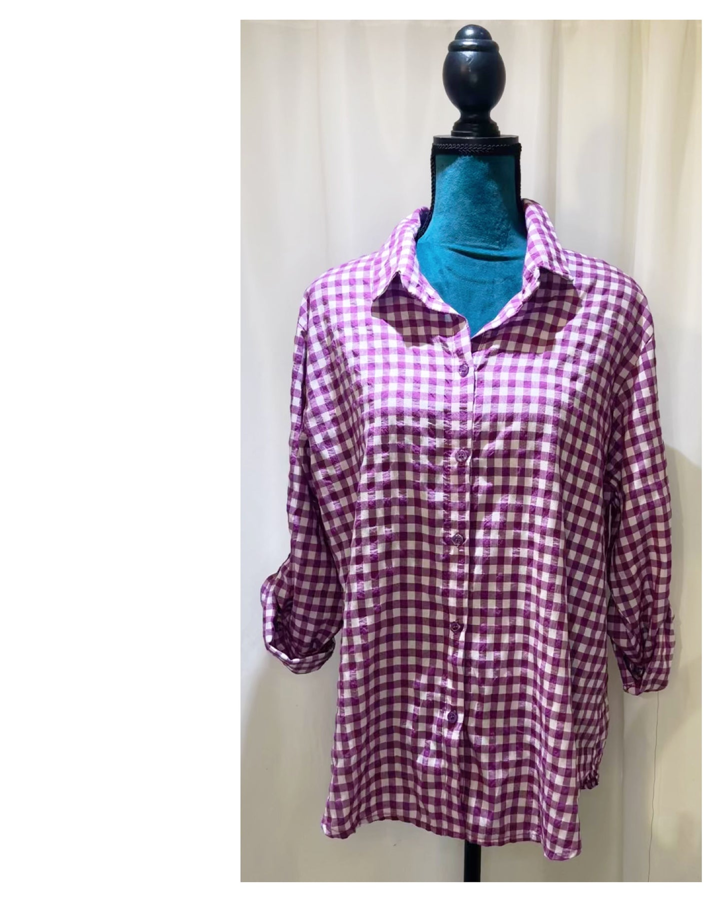 Chemise vichy modèle Carreaux