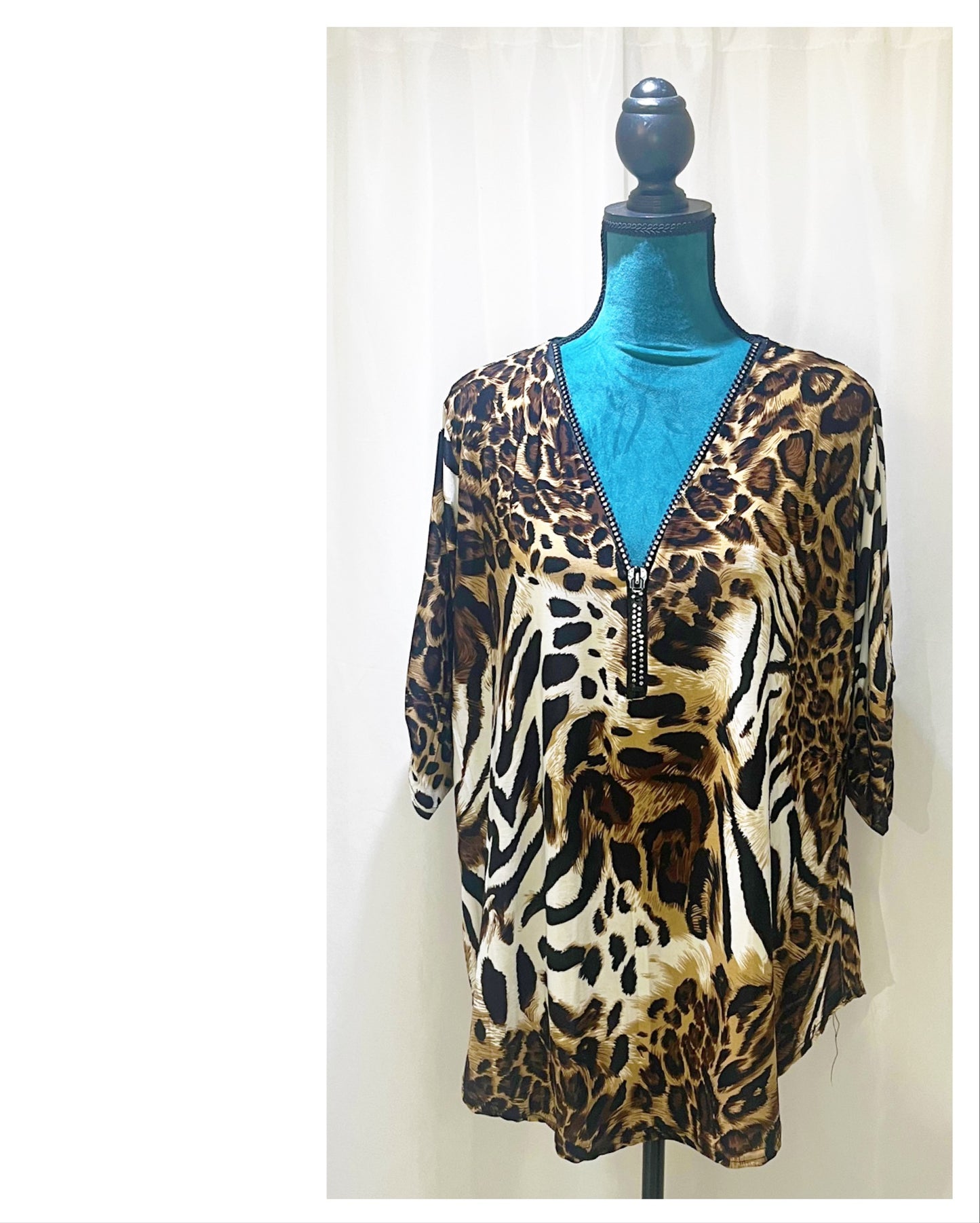 Tunique chic coloré vitaminé modèle Claudy