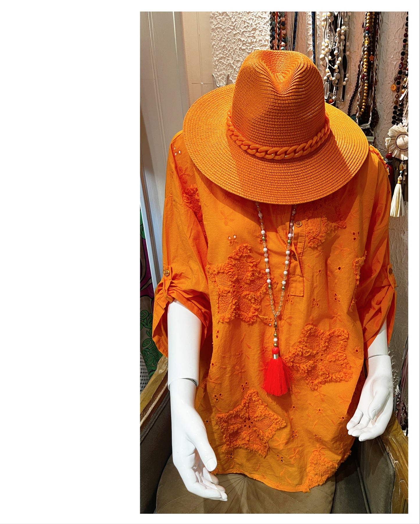 Chemise Uni Étoile 🌟 Modèle Louiza