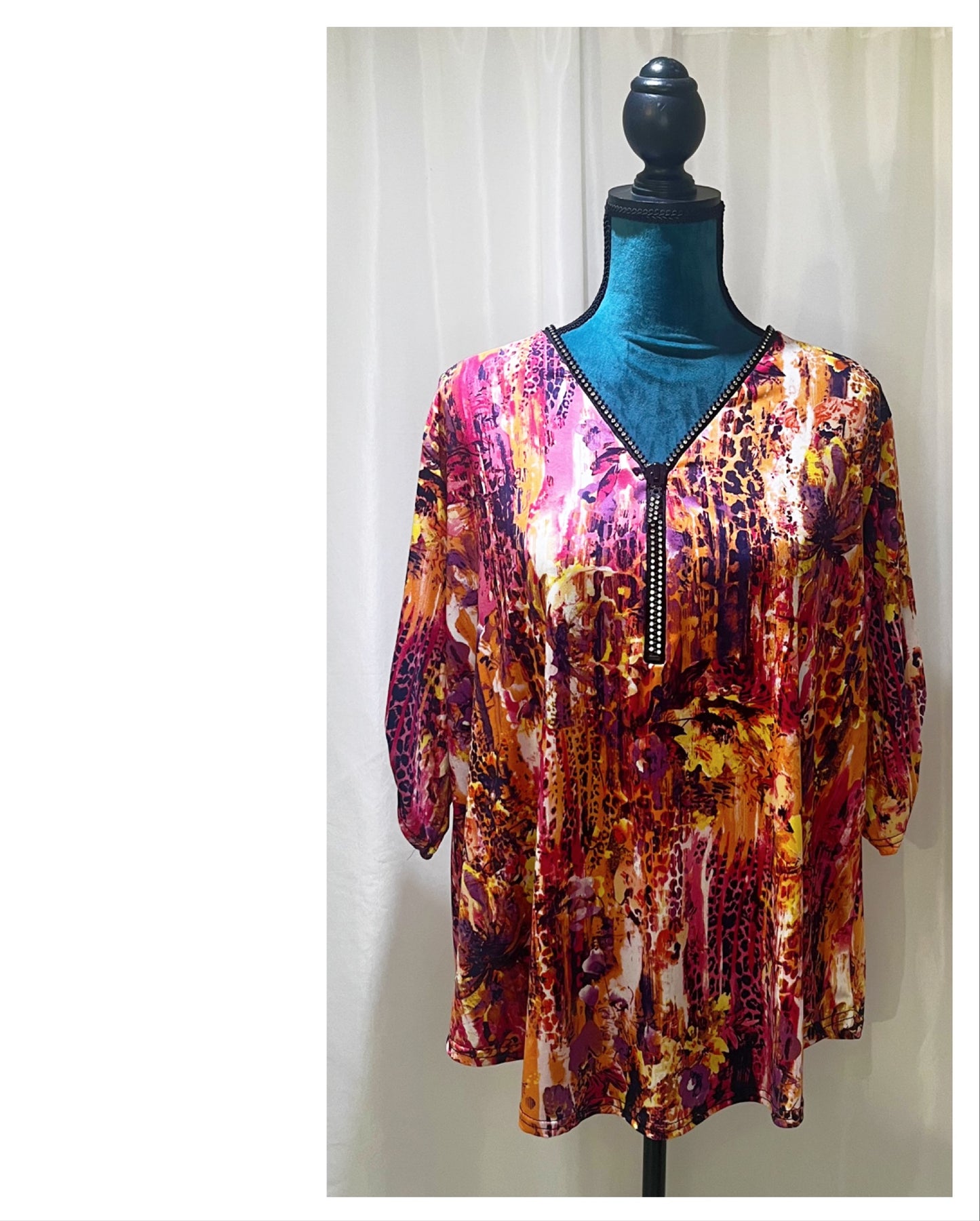 Tunique chic coloré vitaminé modèle Claudy