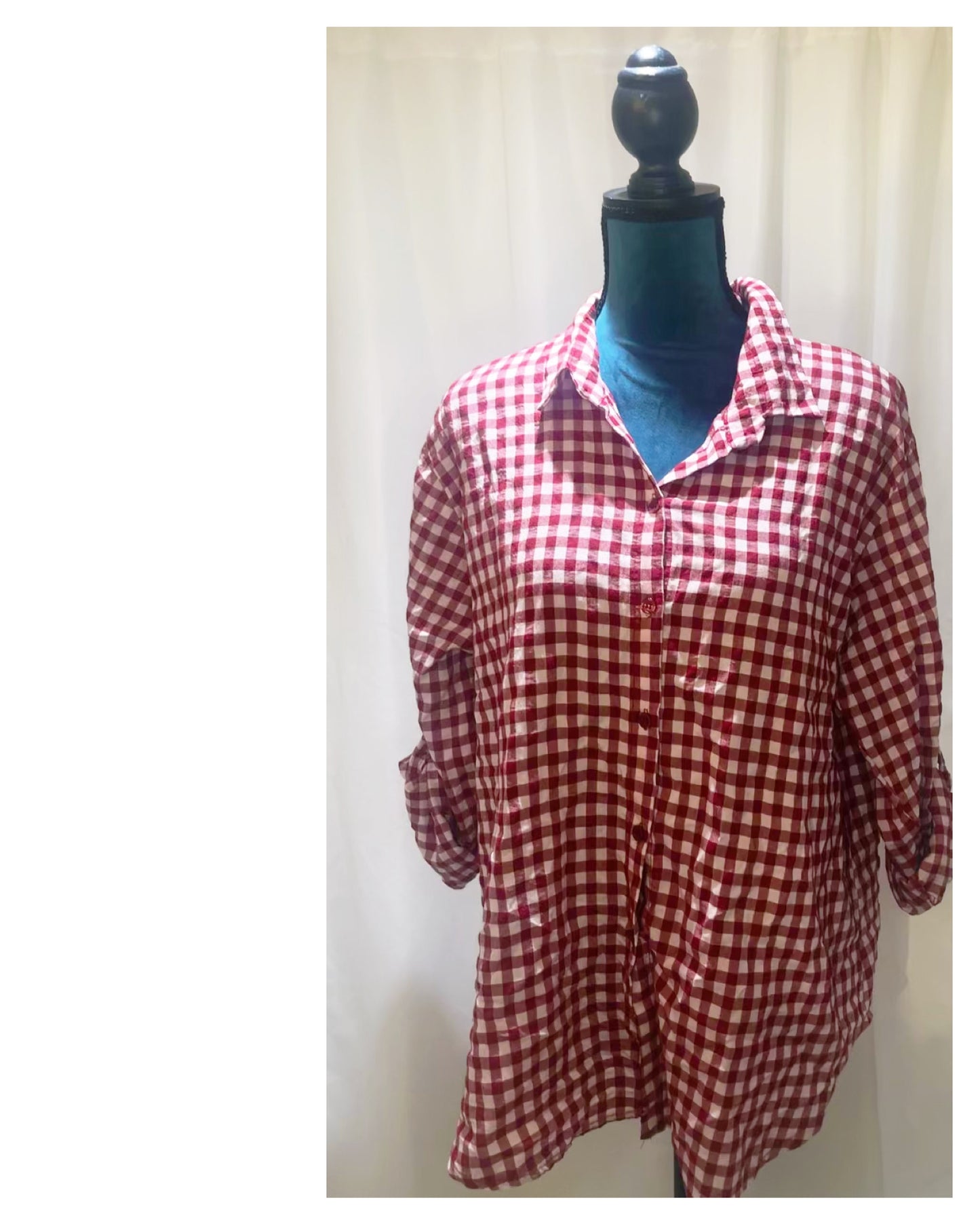 Chemise vichy modèle Carreaux