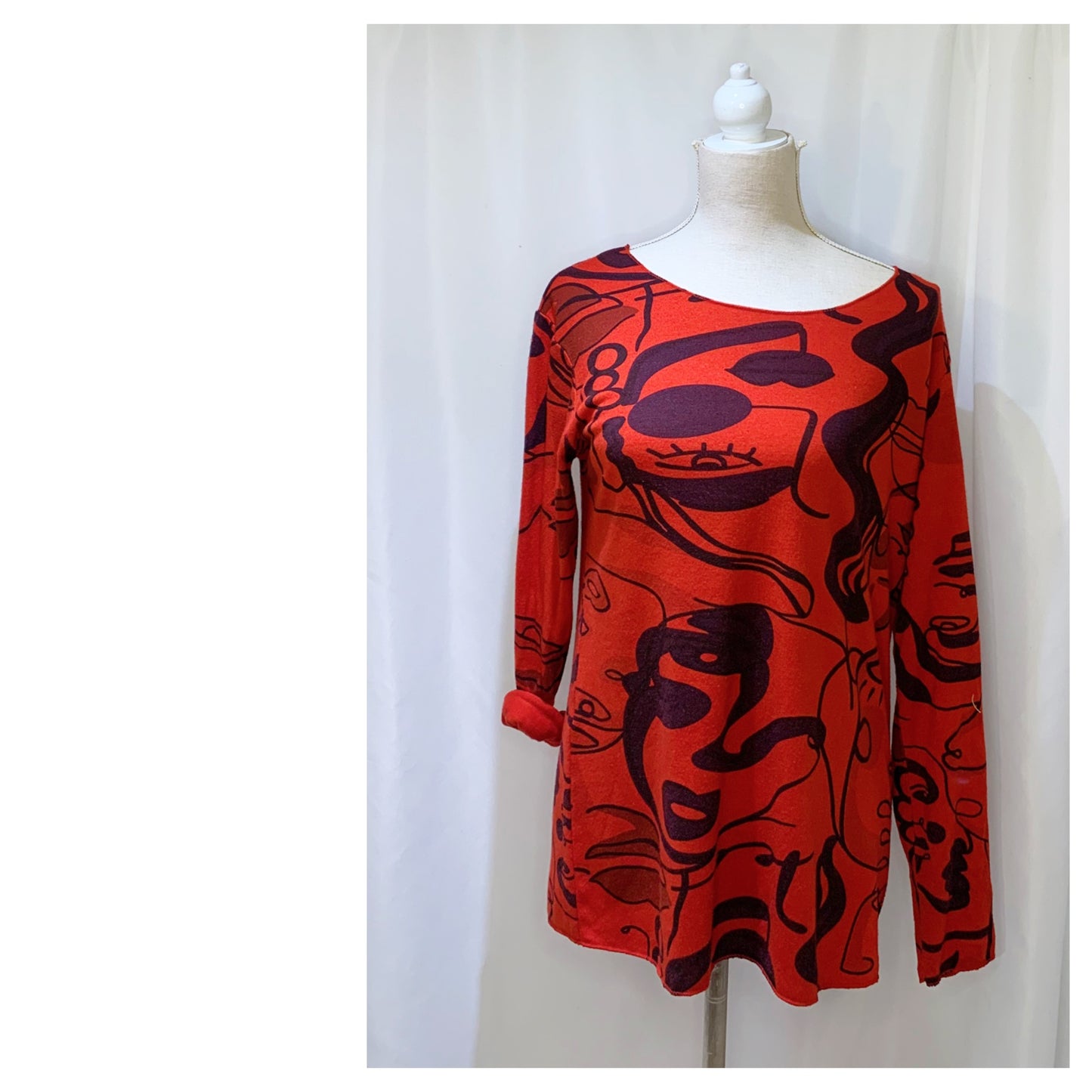 Pull  modèle Picasso  imprimés Moderne