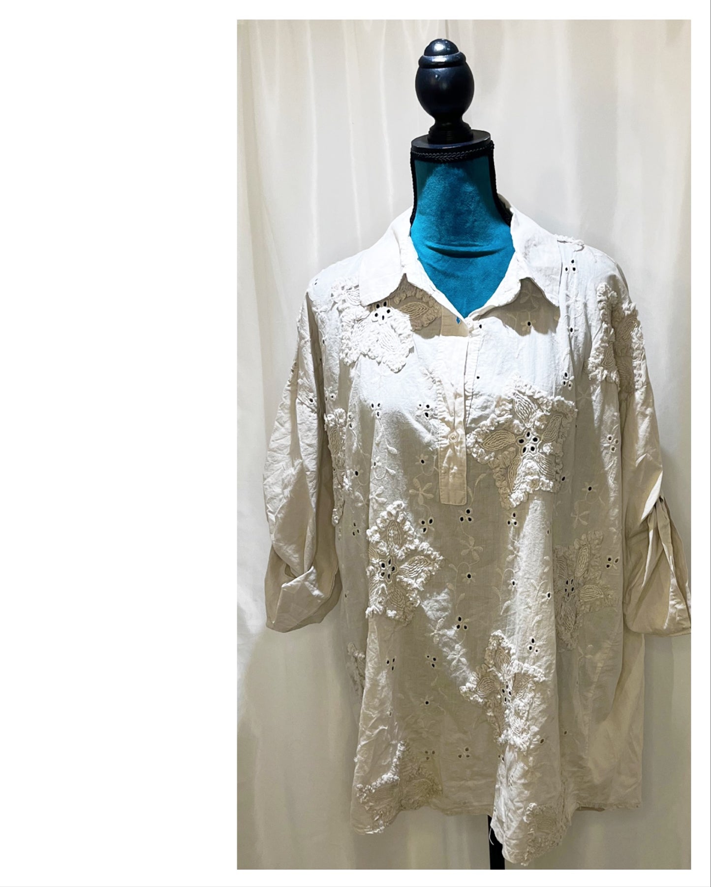 Chemise Uni Étoile 🌟 Modèle Louiza