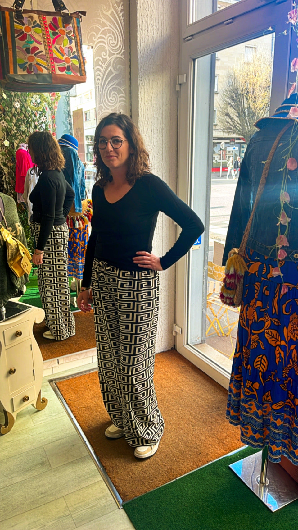 Pantalon Large modèle Animal