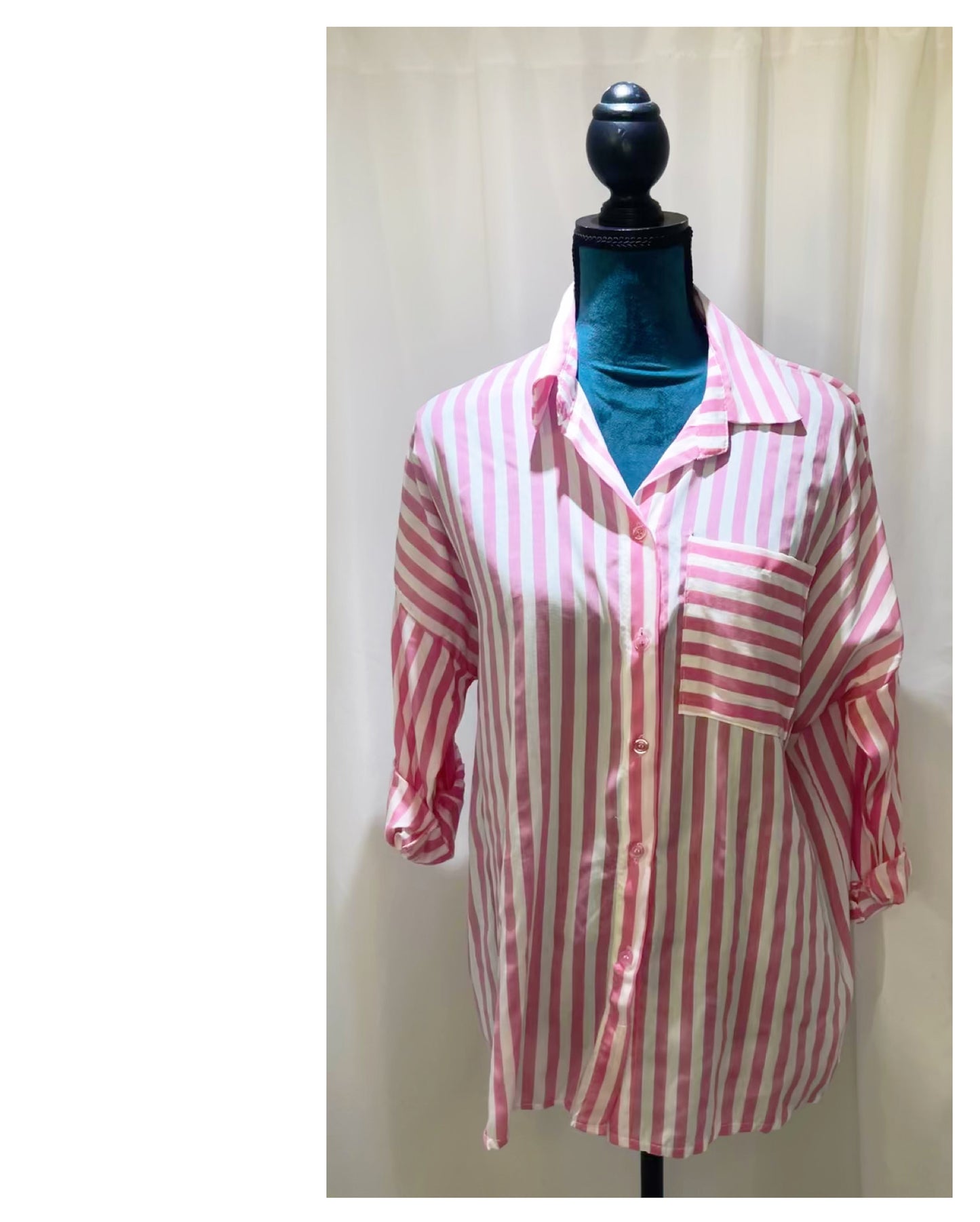 Chemise rayures modèle Lignes