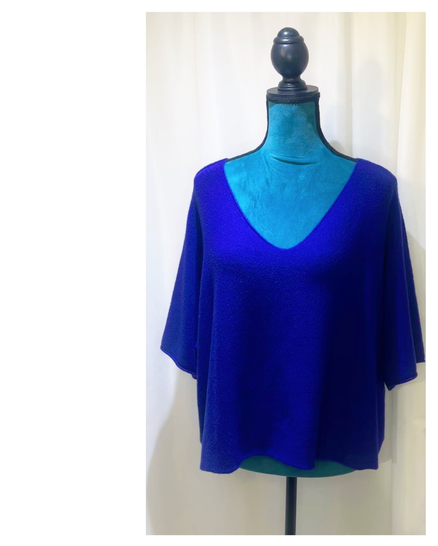 Pull évasé encolure V modèle Géraldine