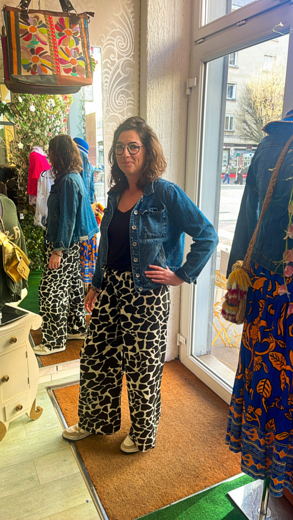 Pantalon Large modèle Animal