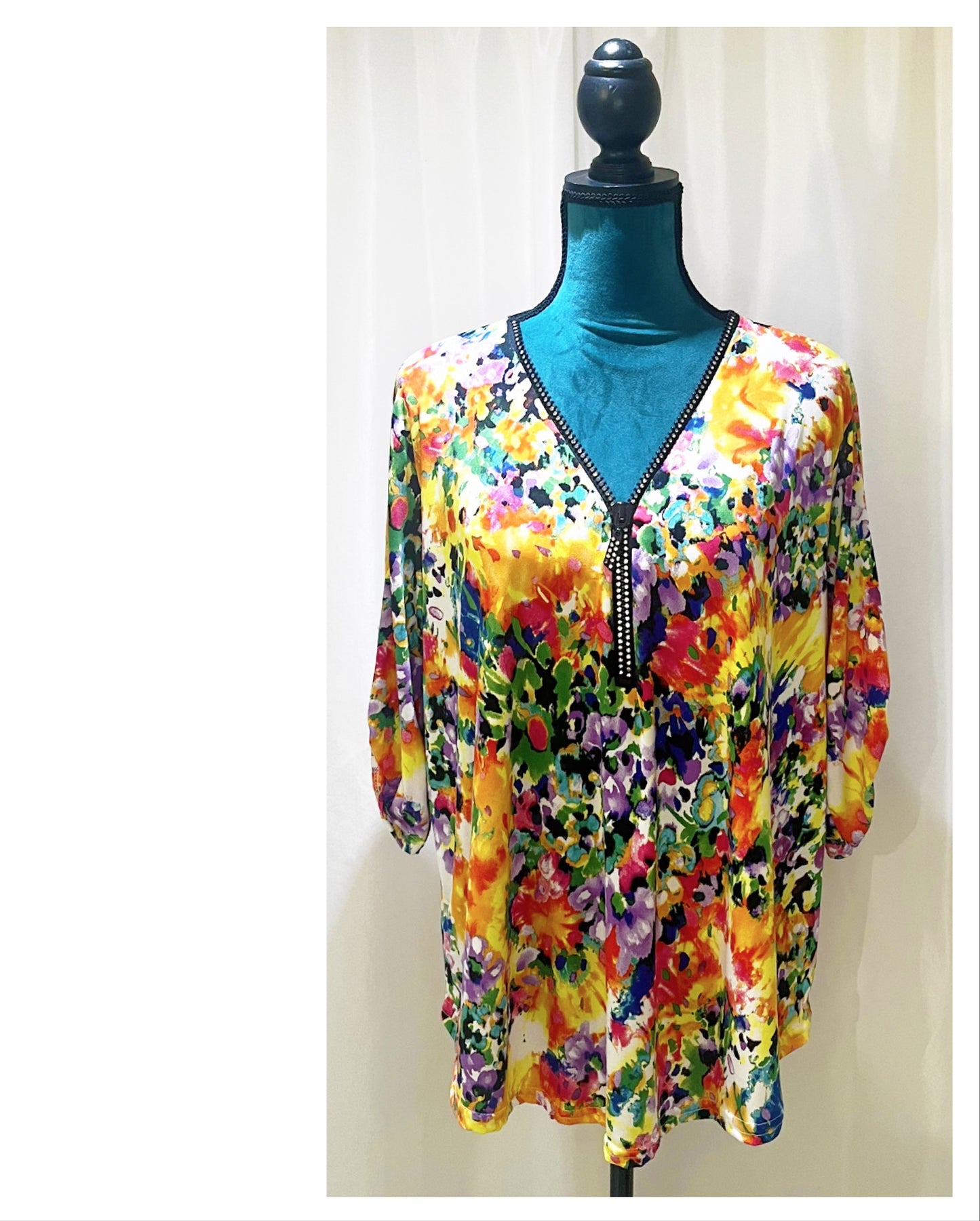 Tunique chic coloré vitaminé modèle Claudy