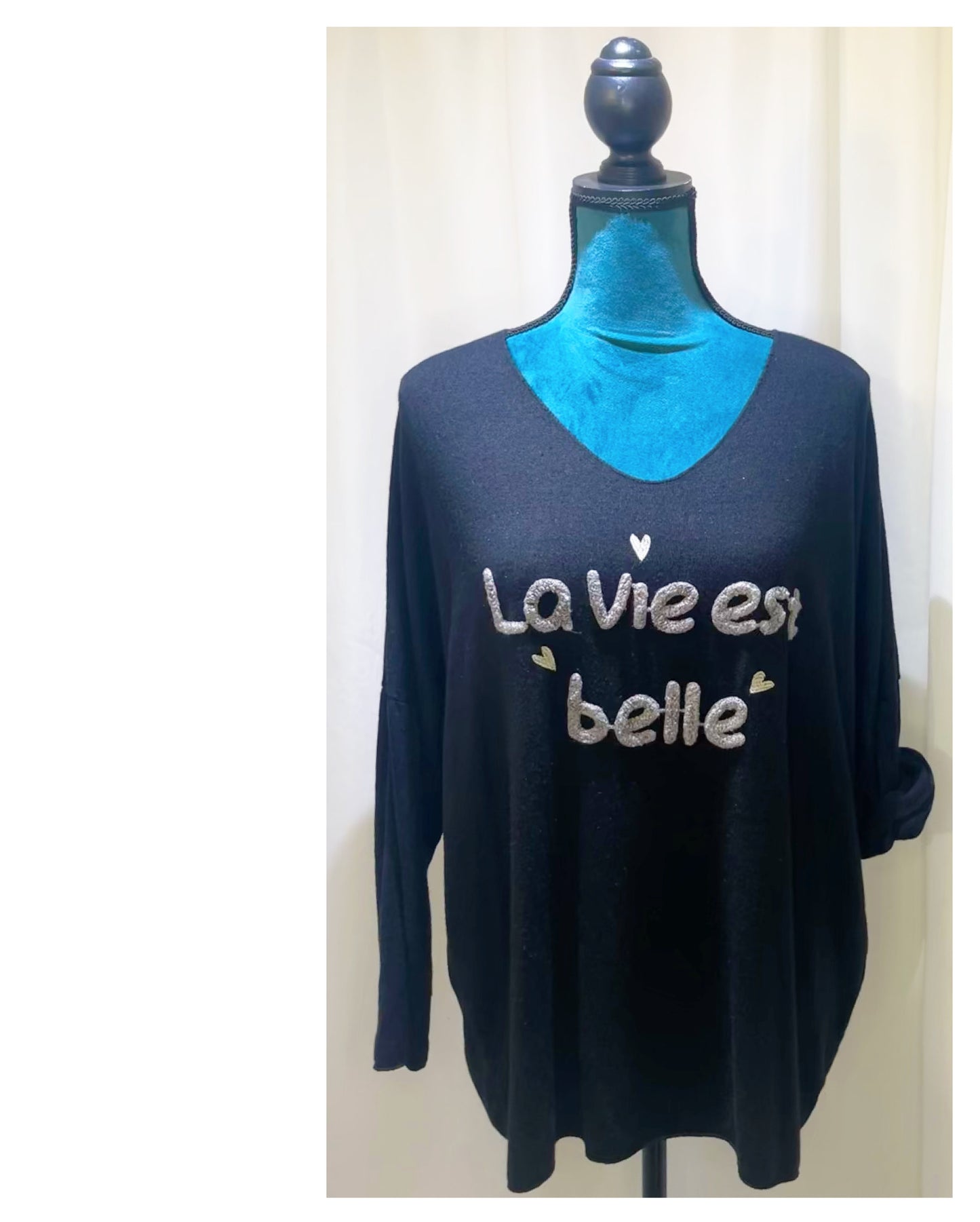 Pull message modèle la Vie est Belle