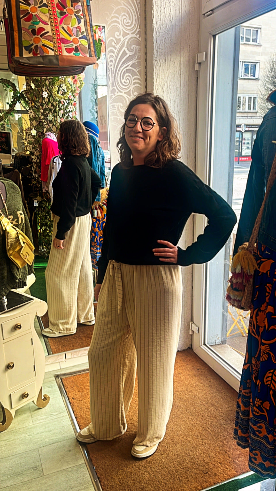 Pantalon Large modèle Animal