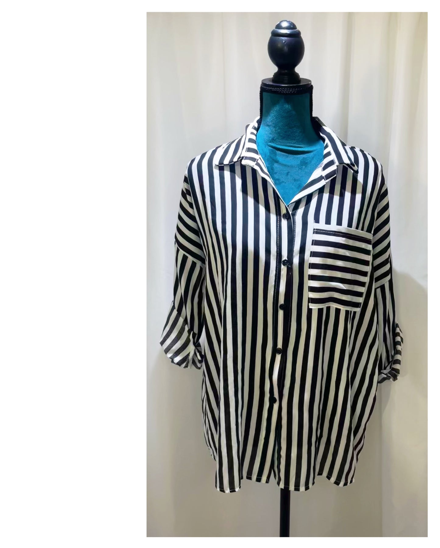 Chemise rayures modèle Lignes