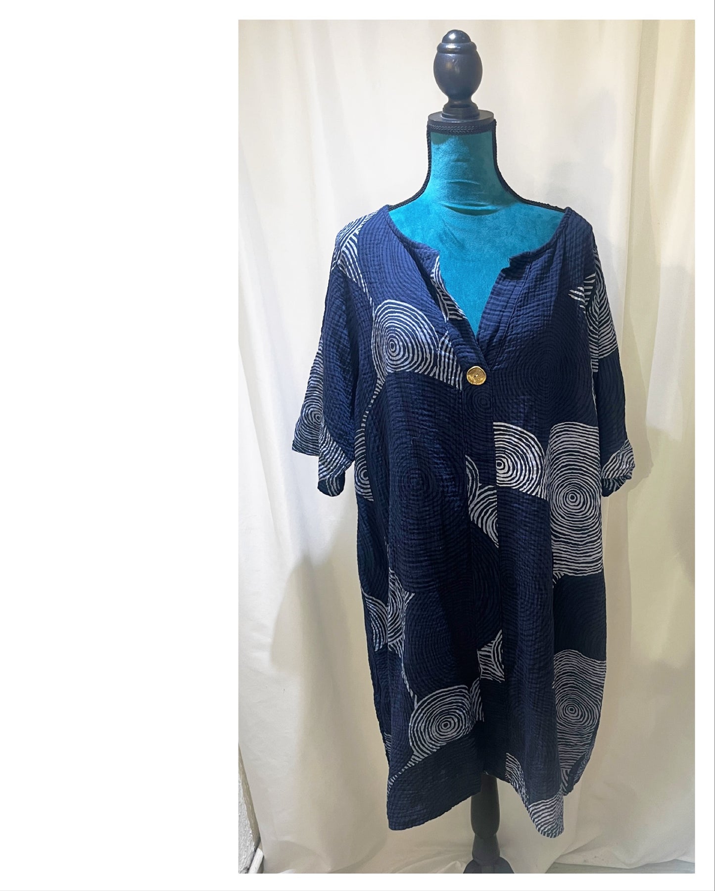 Robe gaze de coton modèle Aurelie