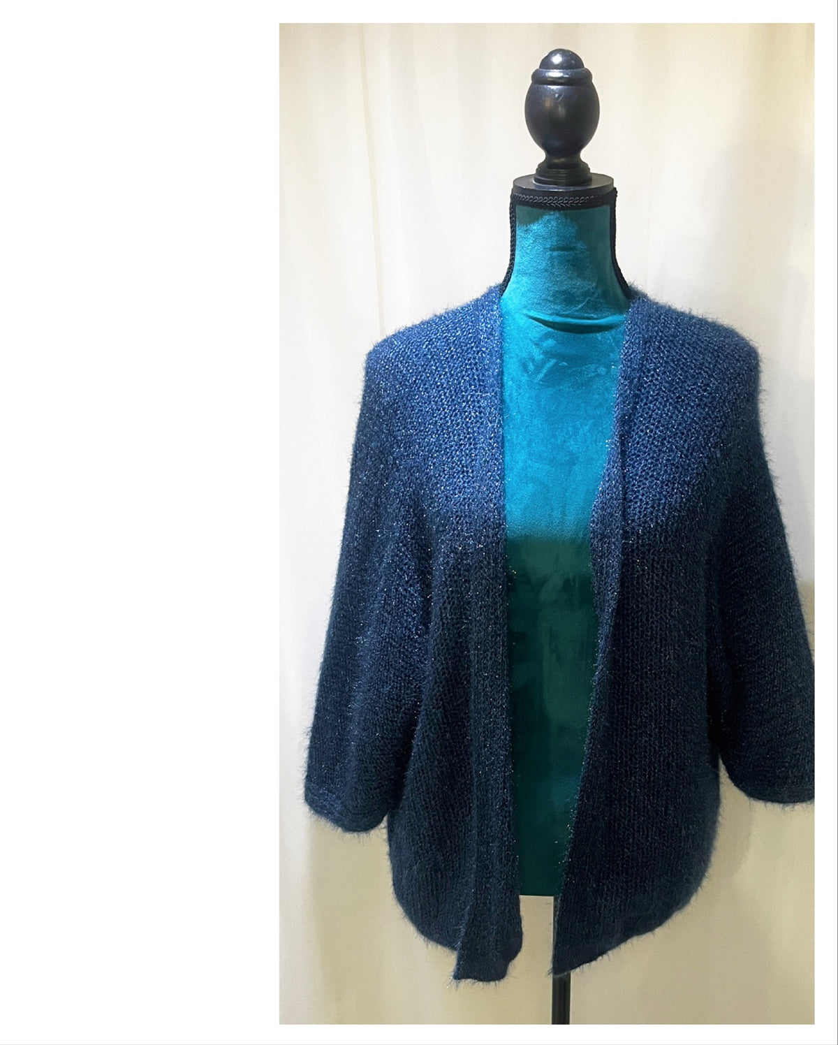 Gilet maille modèle Lison tout doux mi long