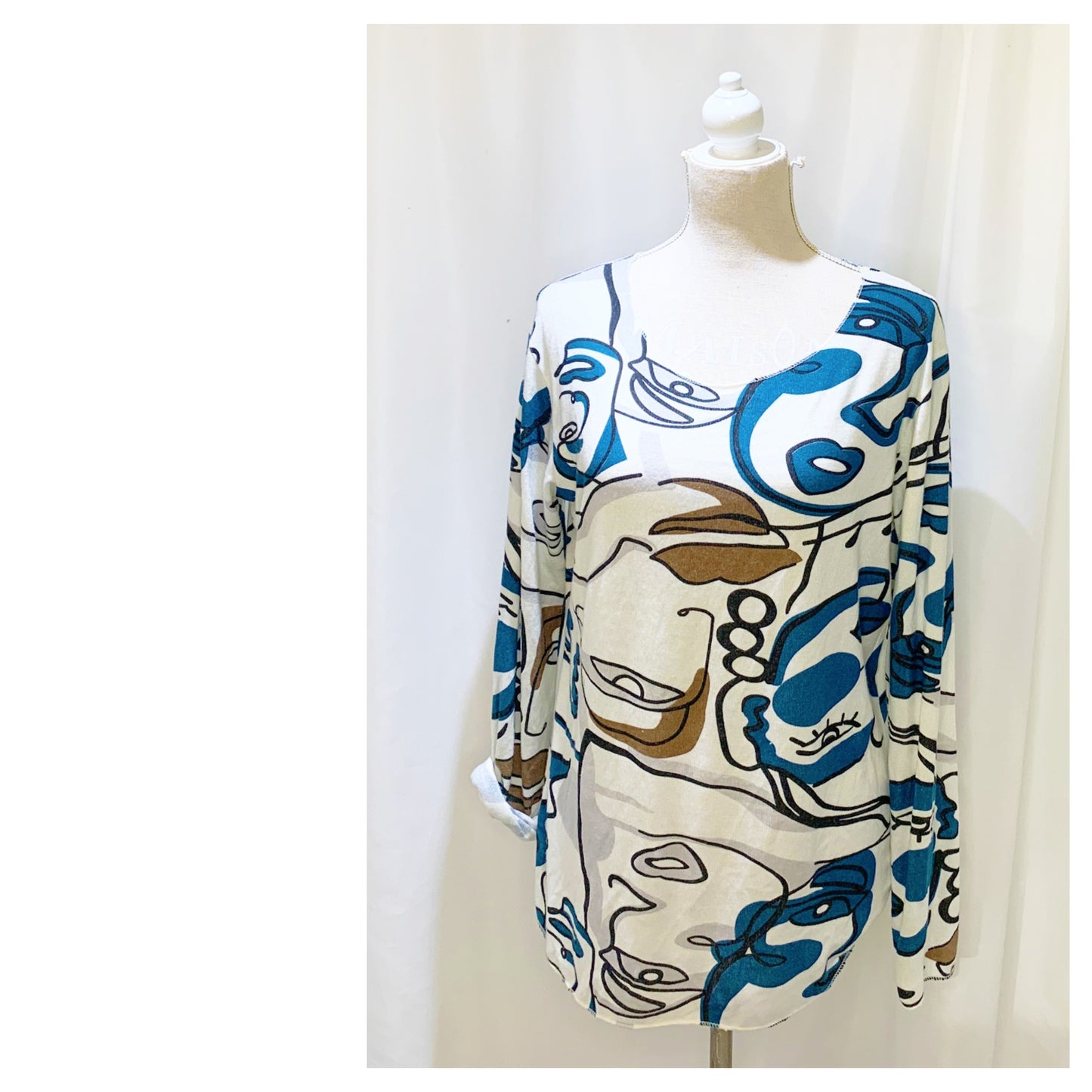 Pull  modèle Picasso  imprimés Moderne