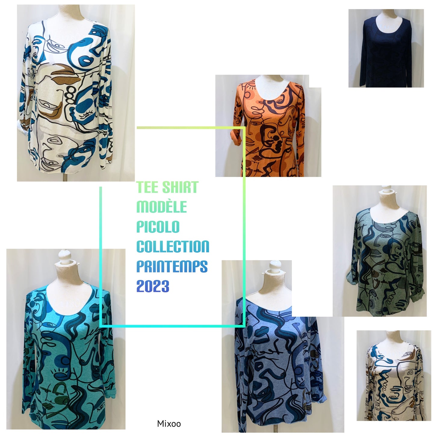 Pull  modèle Picasso  imprimés Moderne