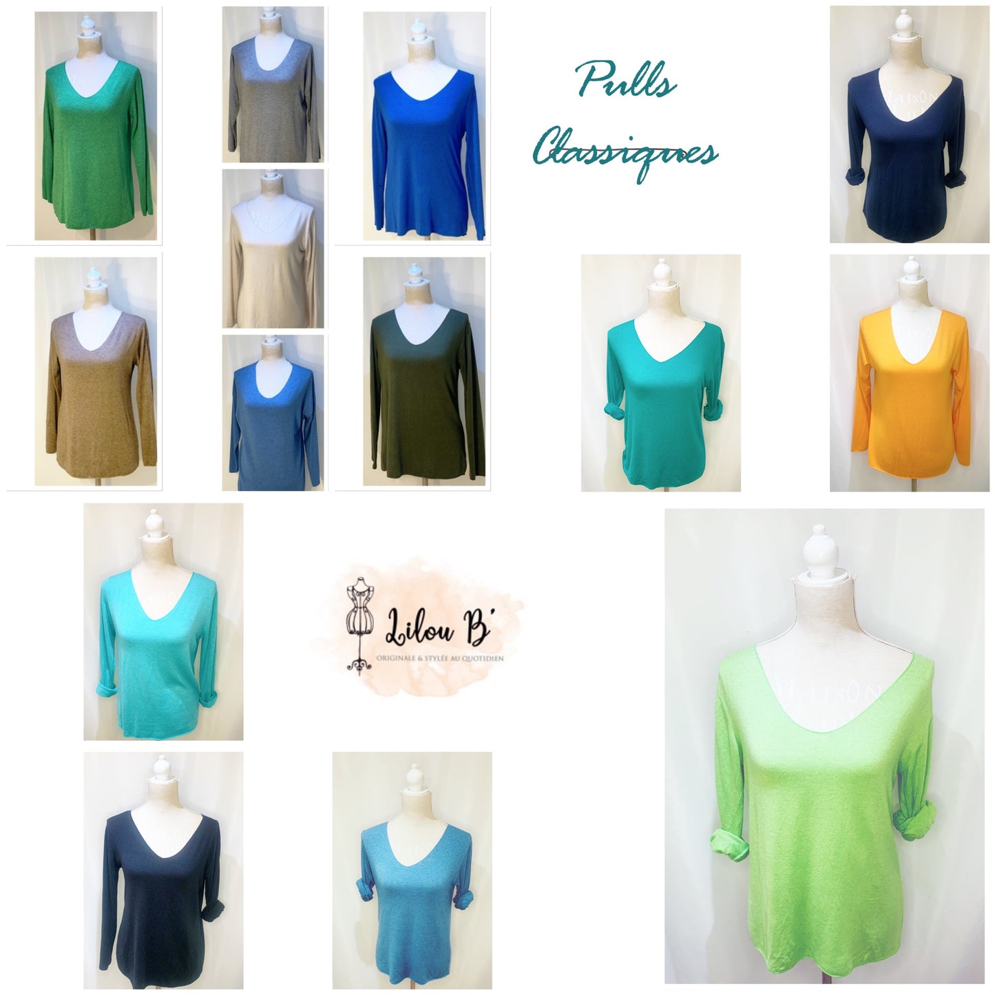 Pull Petite Taille tout doux classique modèle Suzette