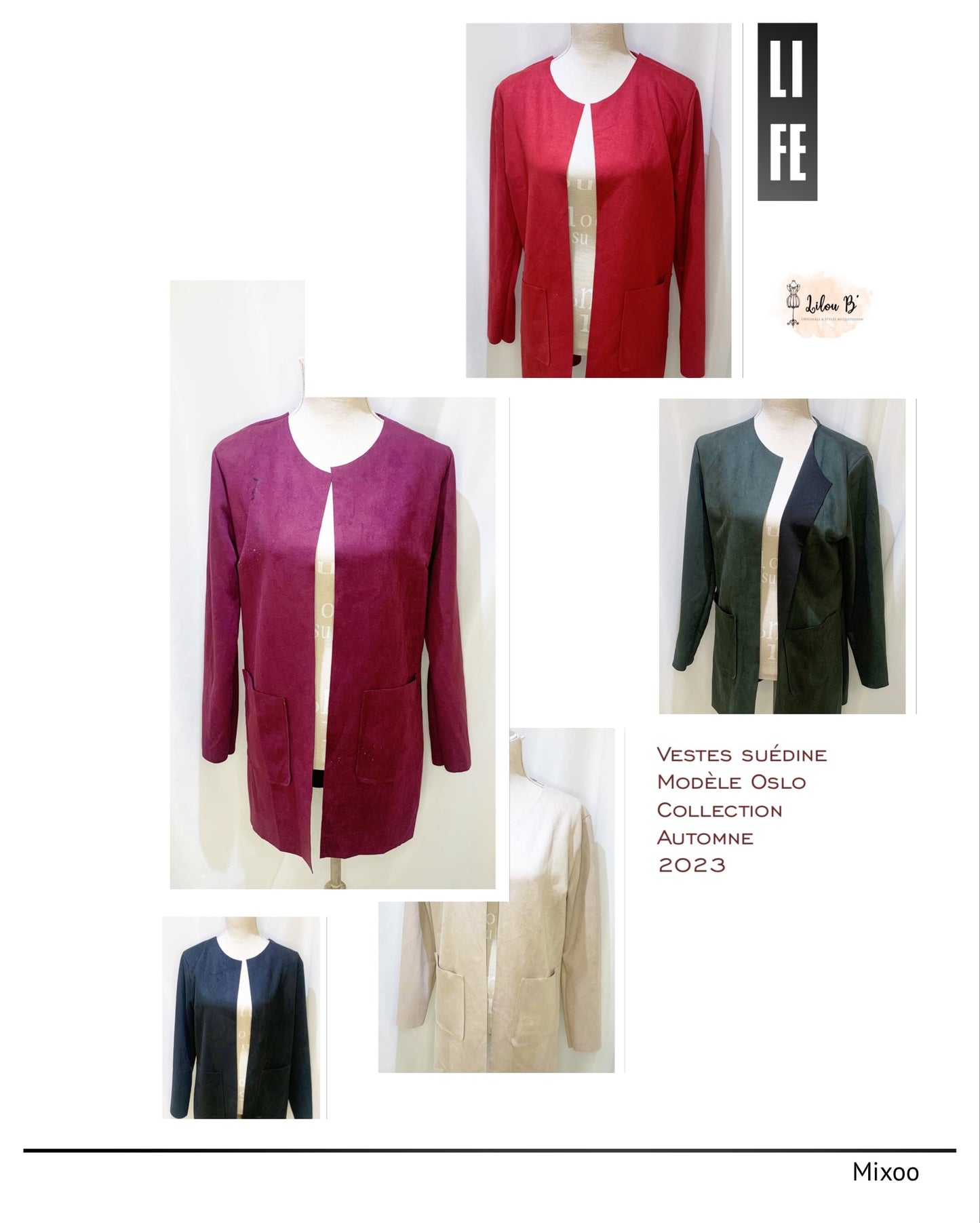Veste Suédine modèle Oslo