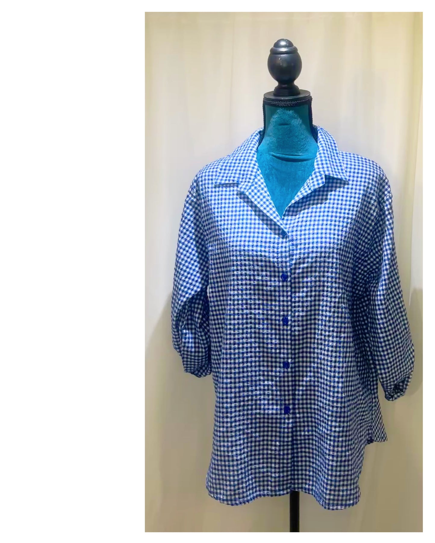 Chemise petits Carreaux modèle Romy