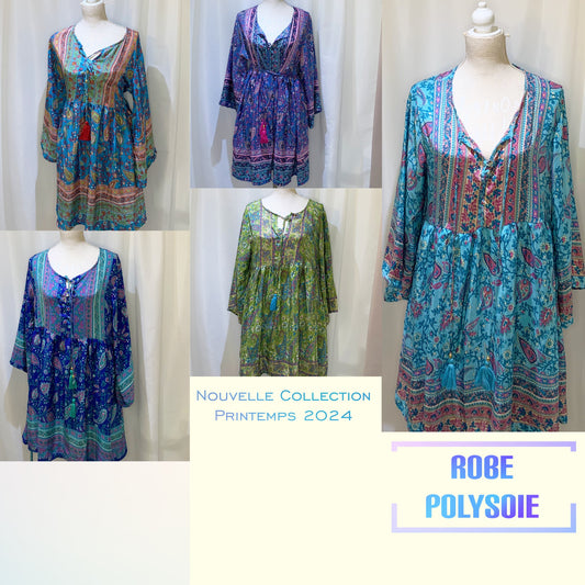 Robe élégante modèle Luisa différents coloris