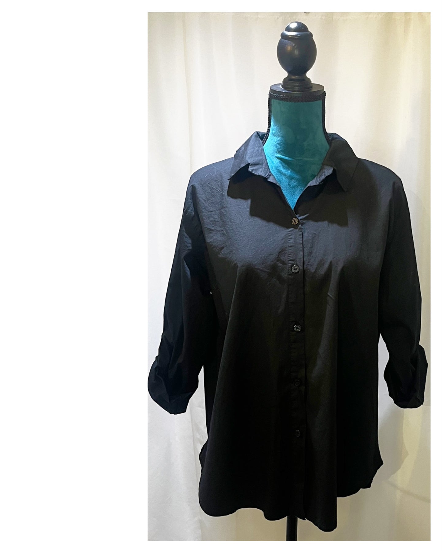 Chemise unie modèle Viviane
