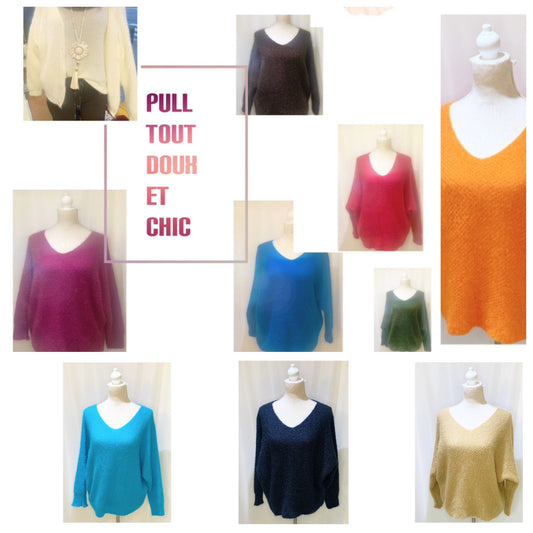 Pull tout doux modèle Lison