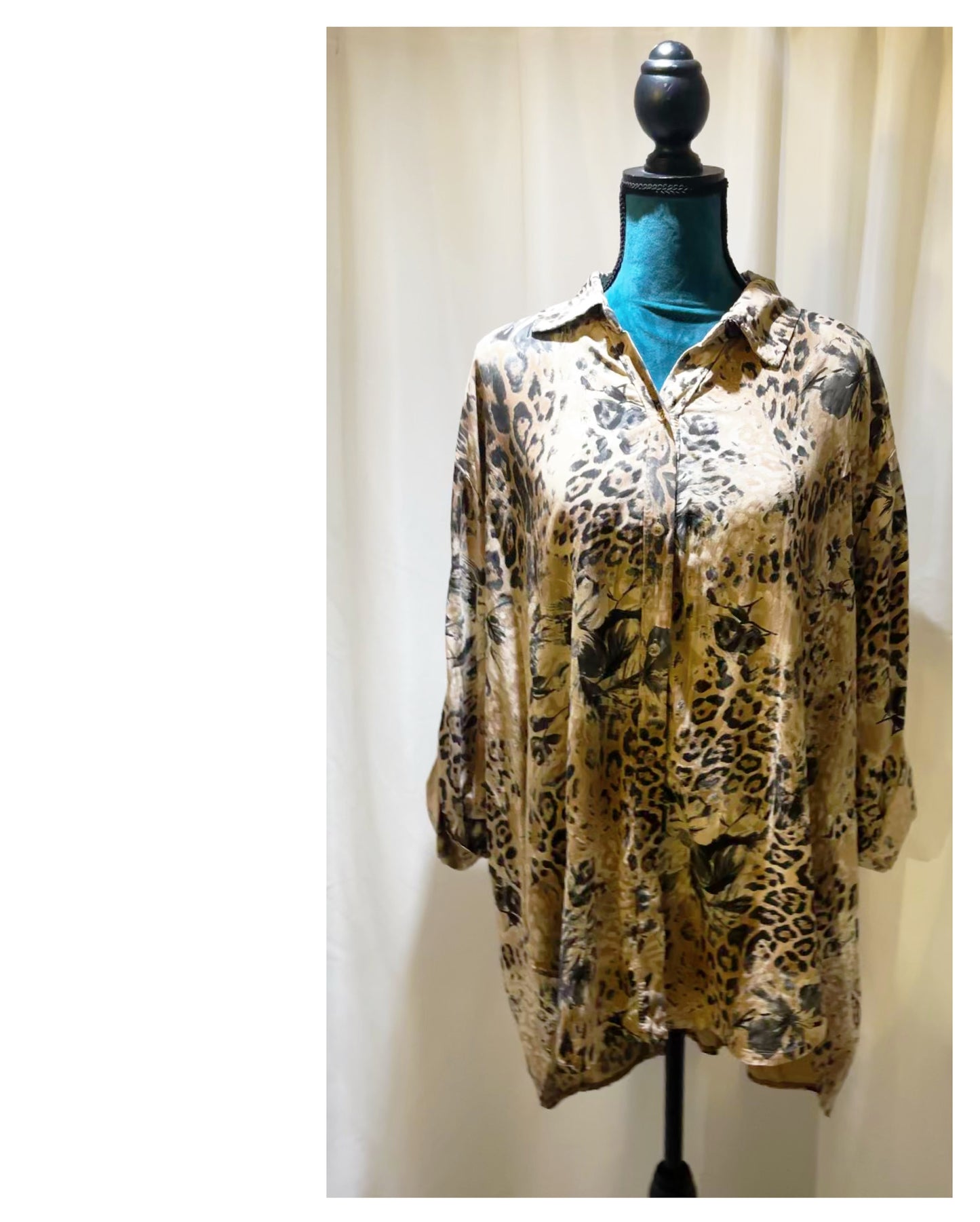 Chemise animal 🦒 modèle Savane