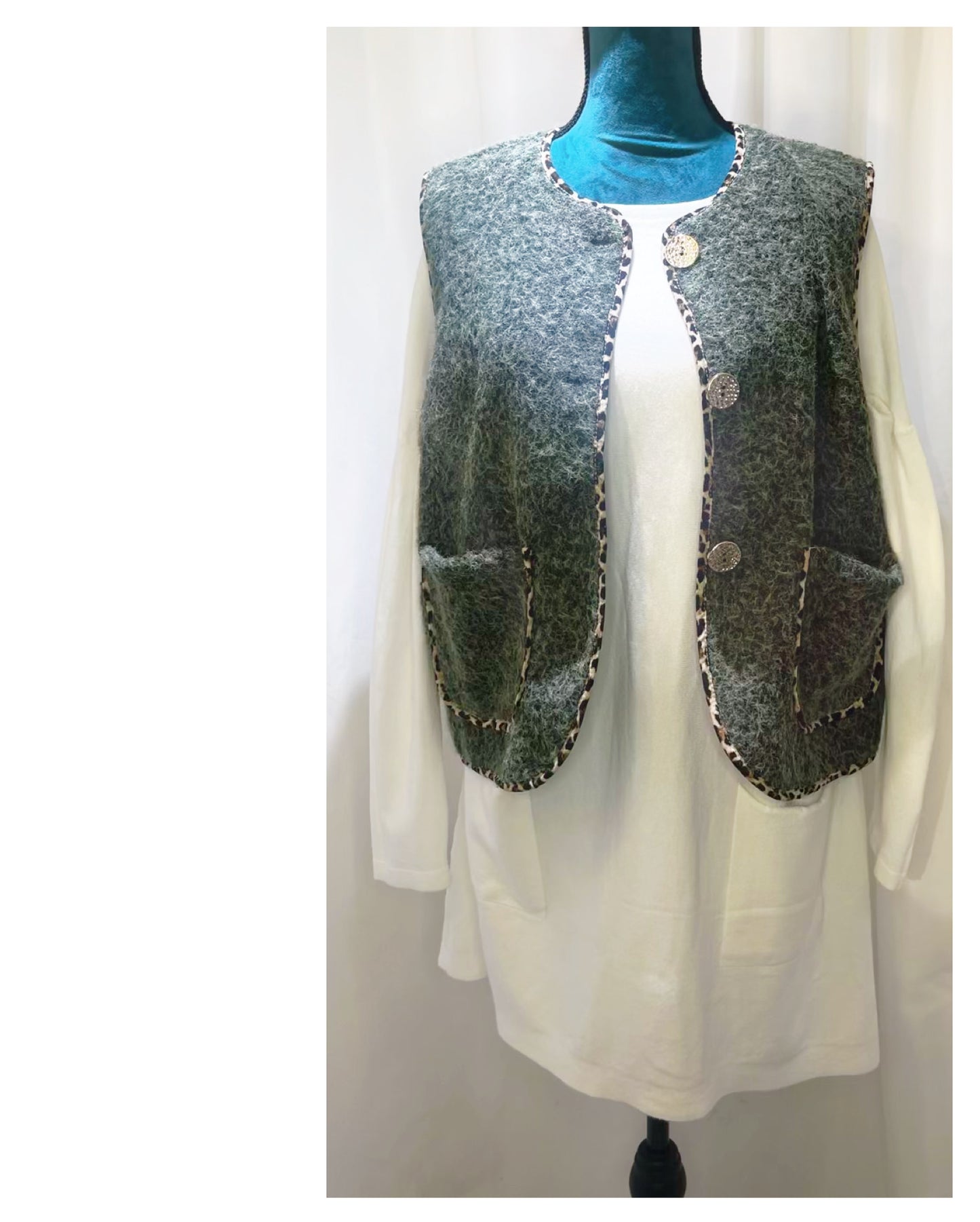 Gilet  manches courtes modèle Liserée