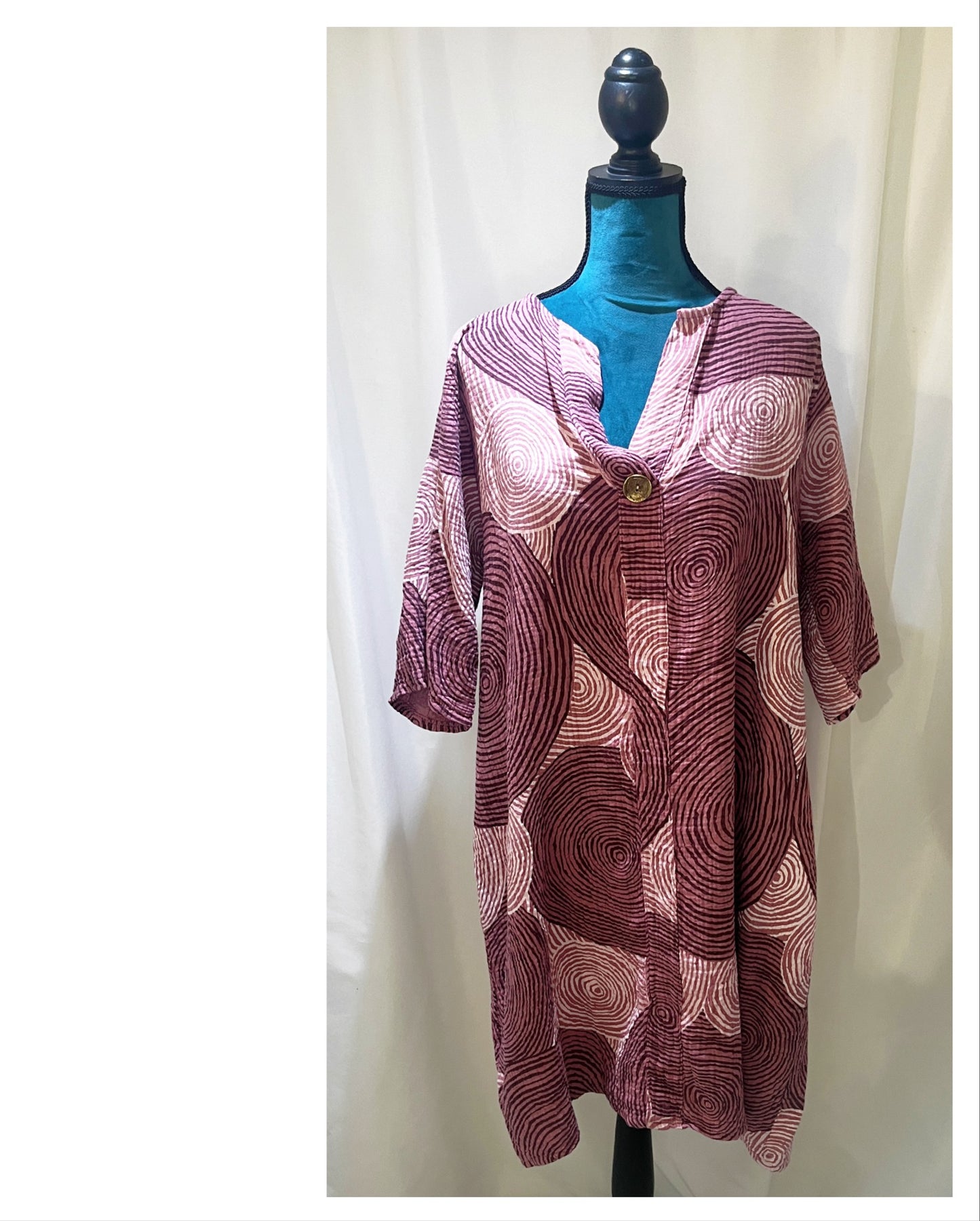 Robe gaze de coton modèle Aurelie