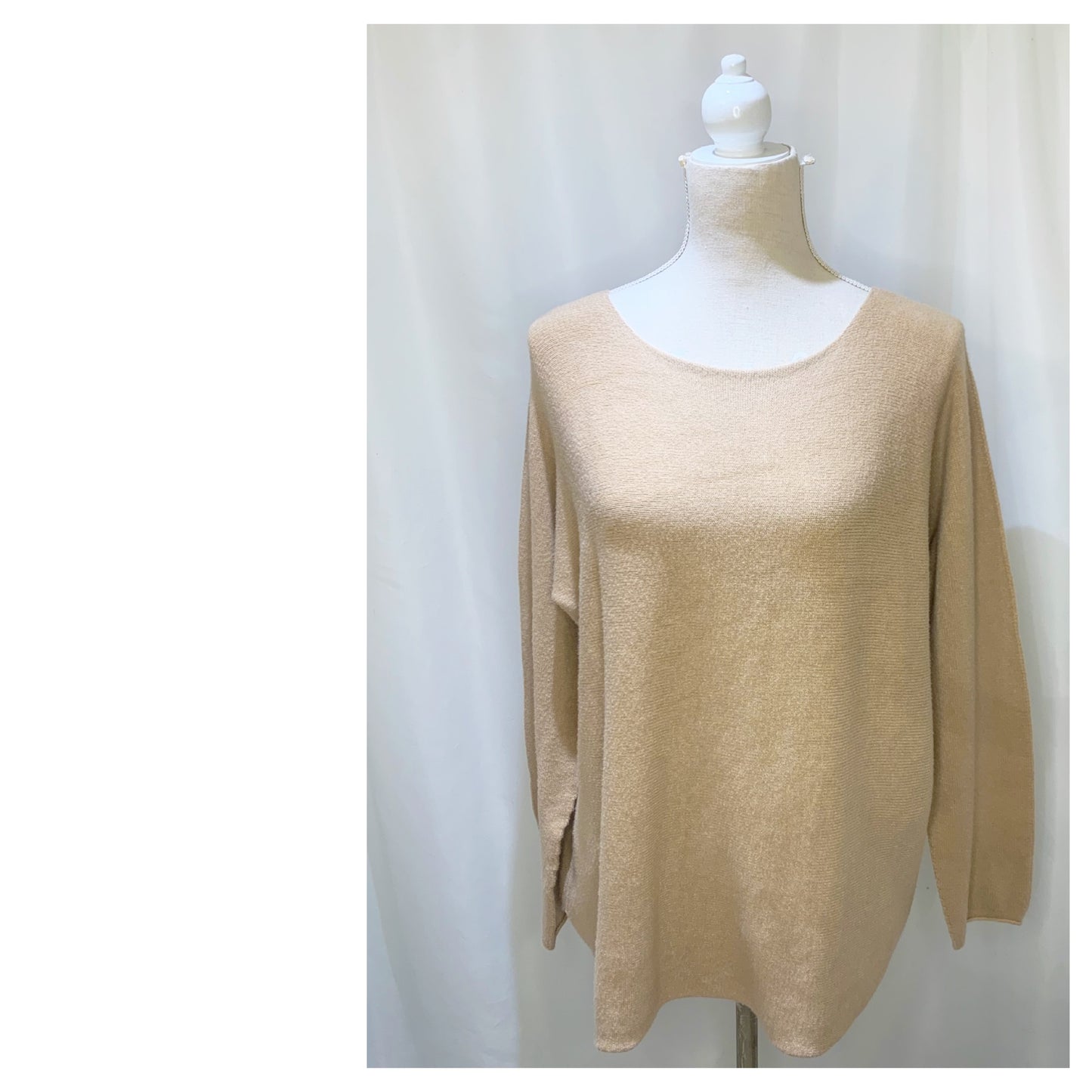 Pull encolure ronde modèle Petite Émilie sans couture