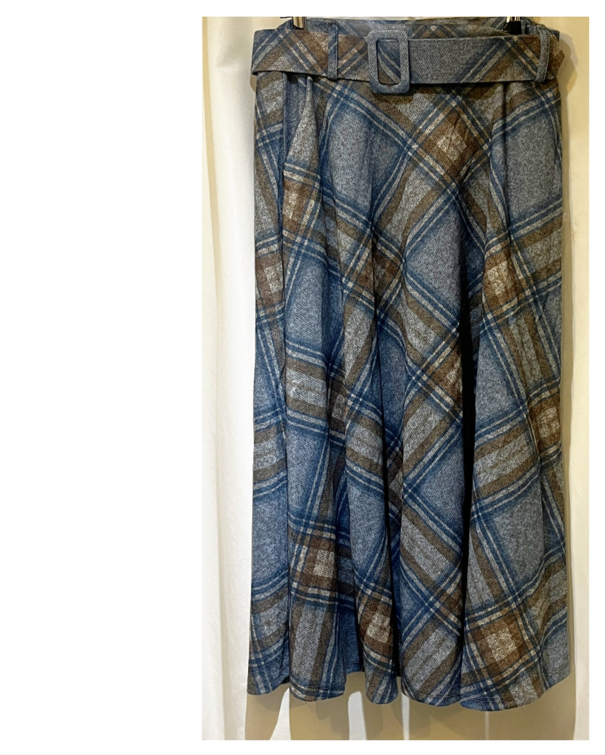 Jupe motif écossais modèle Clea