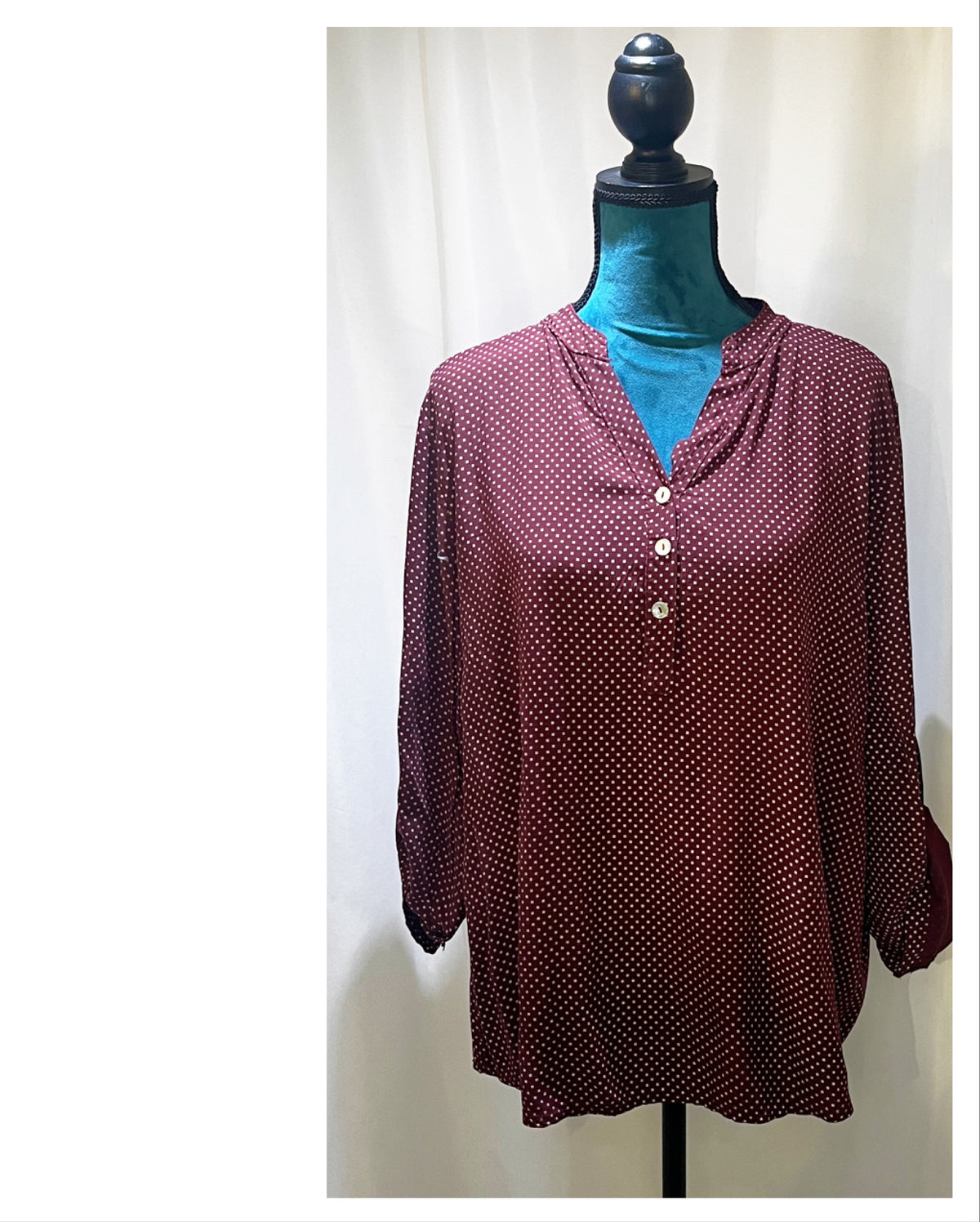 Chemise modèle Clara  petits poisl
