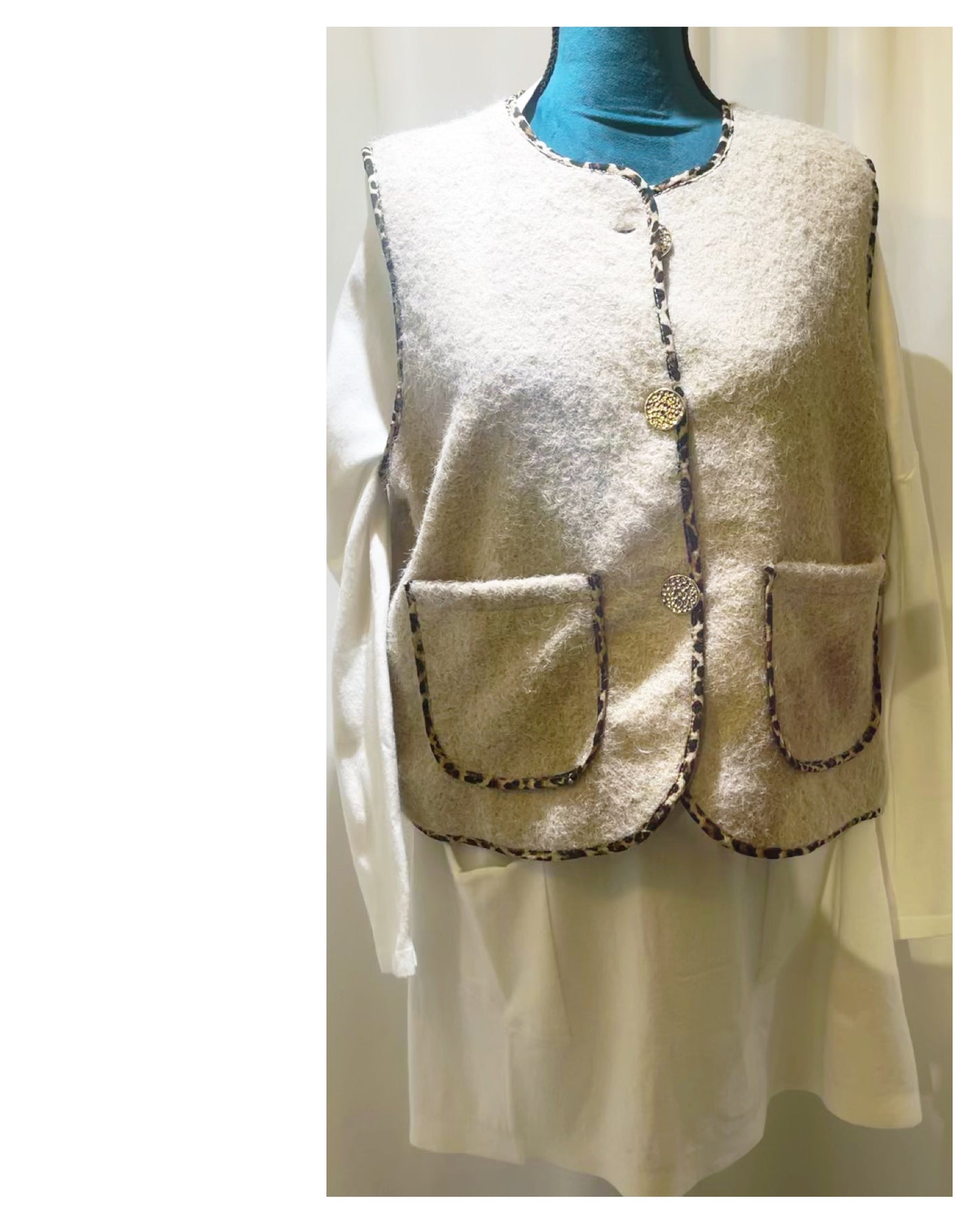 Gilet  manches courtes modèle Liserée