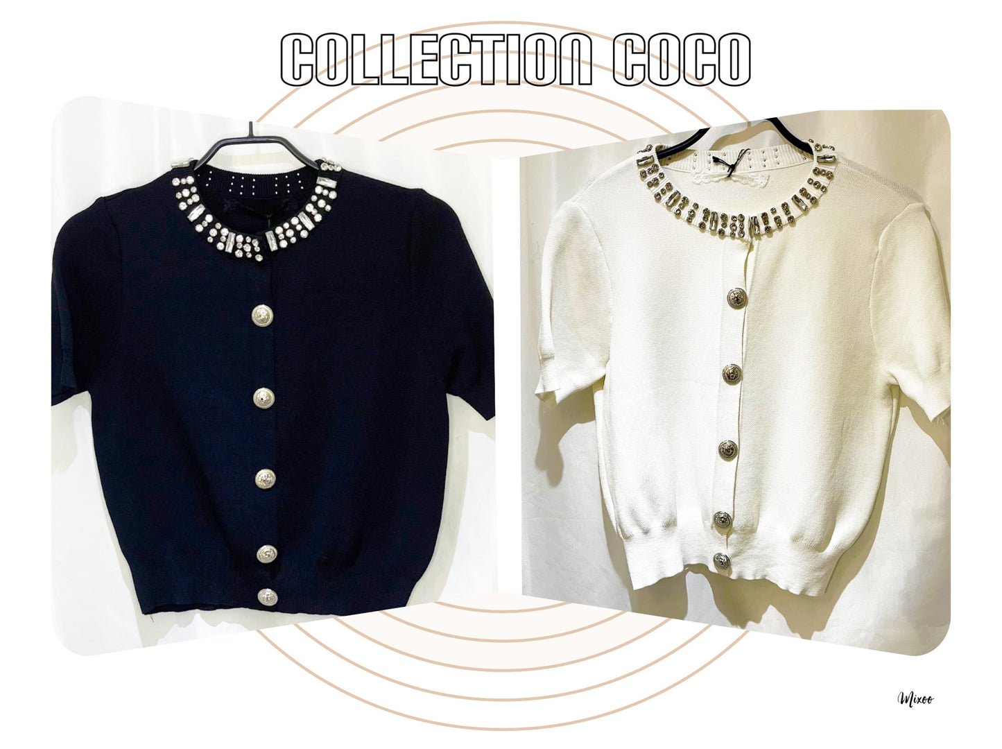 Collection CoCo Gilet gros diamant Chic & Allure