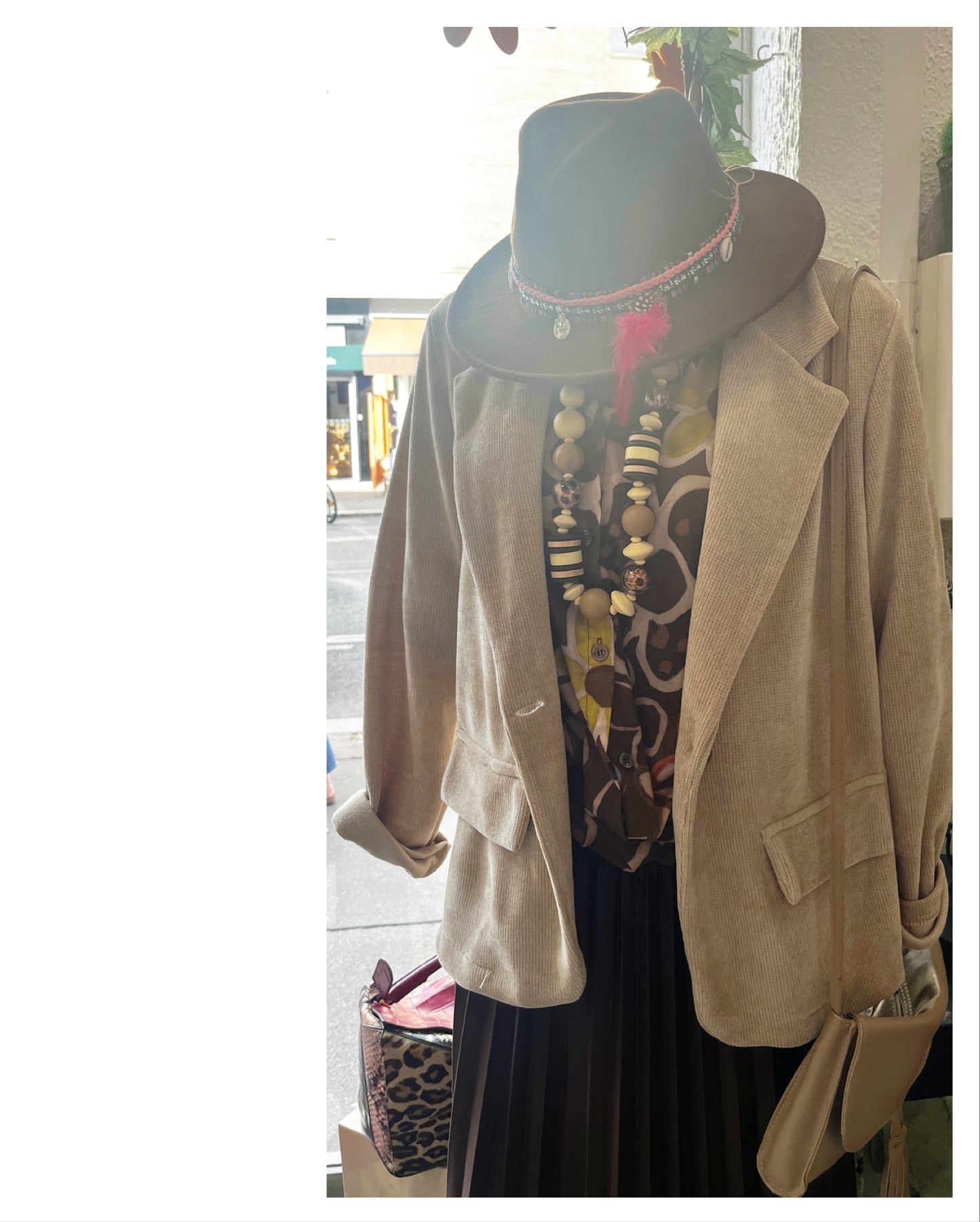 Veste velour modèle Gaby