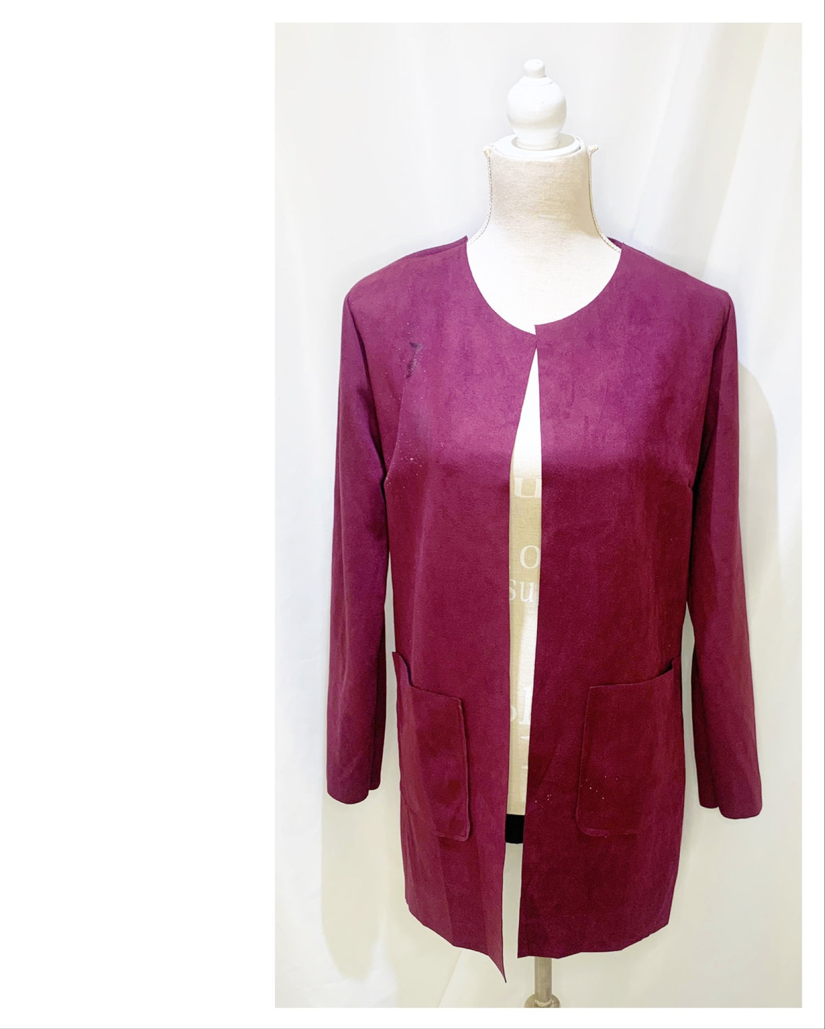 Veste Suédine modèle Oslo