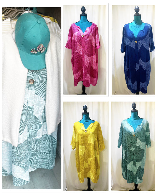 Robe gaze de coton modèle Aurelie