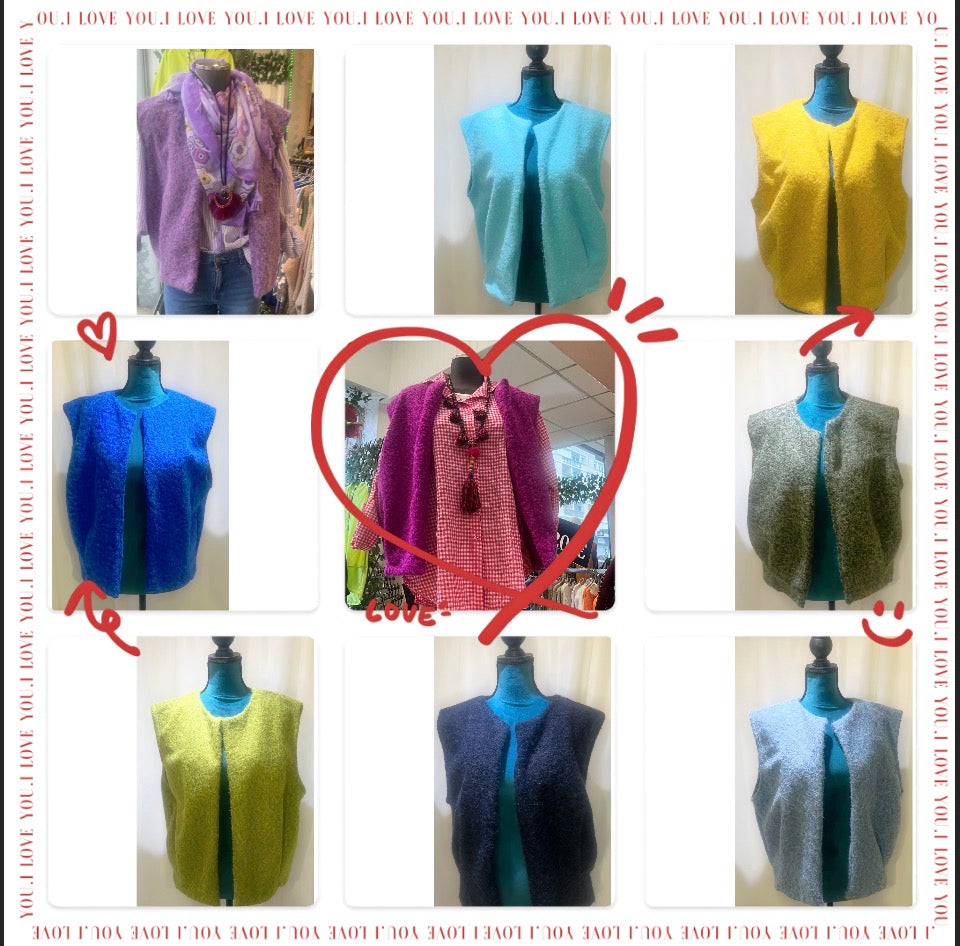 Gilet  sans manche modèle Teddy 🧸