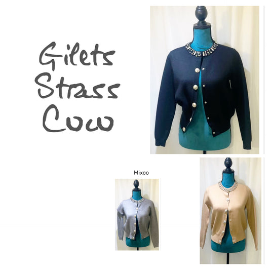 Collection CoCo Gilet Strass Unie  Chic & Allure