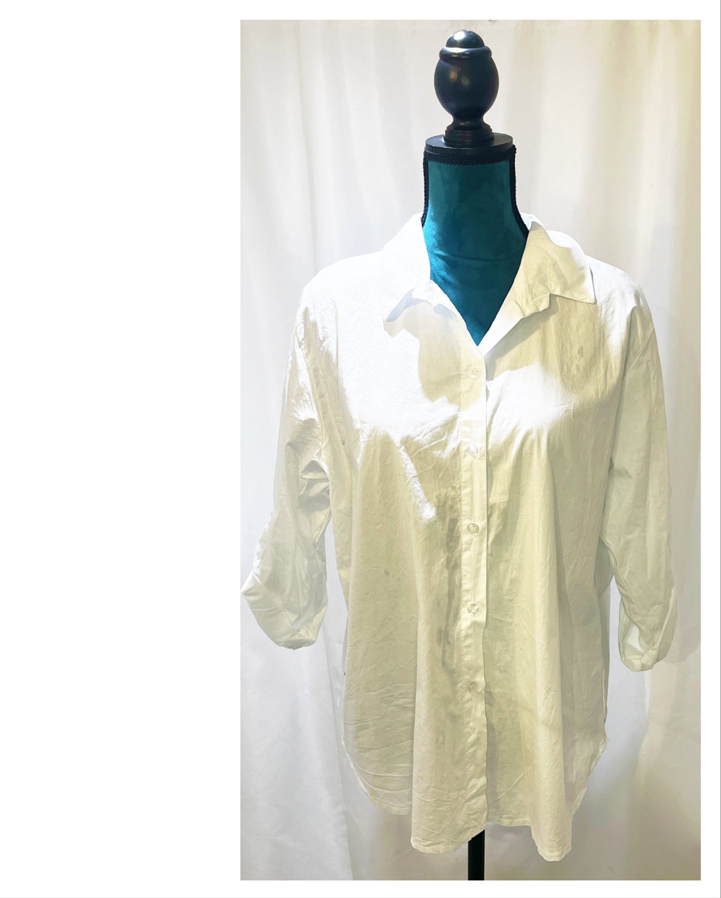 Chemise unie modèle Viviane